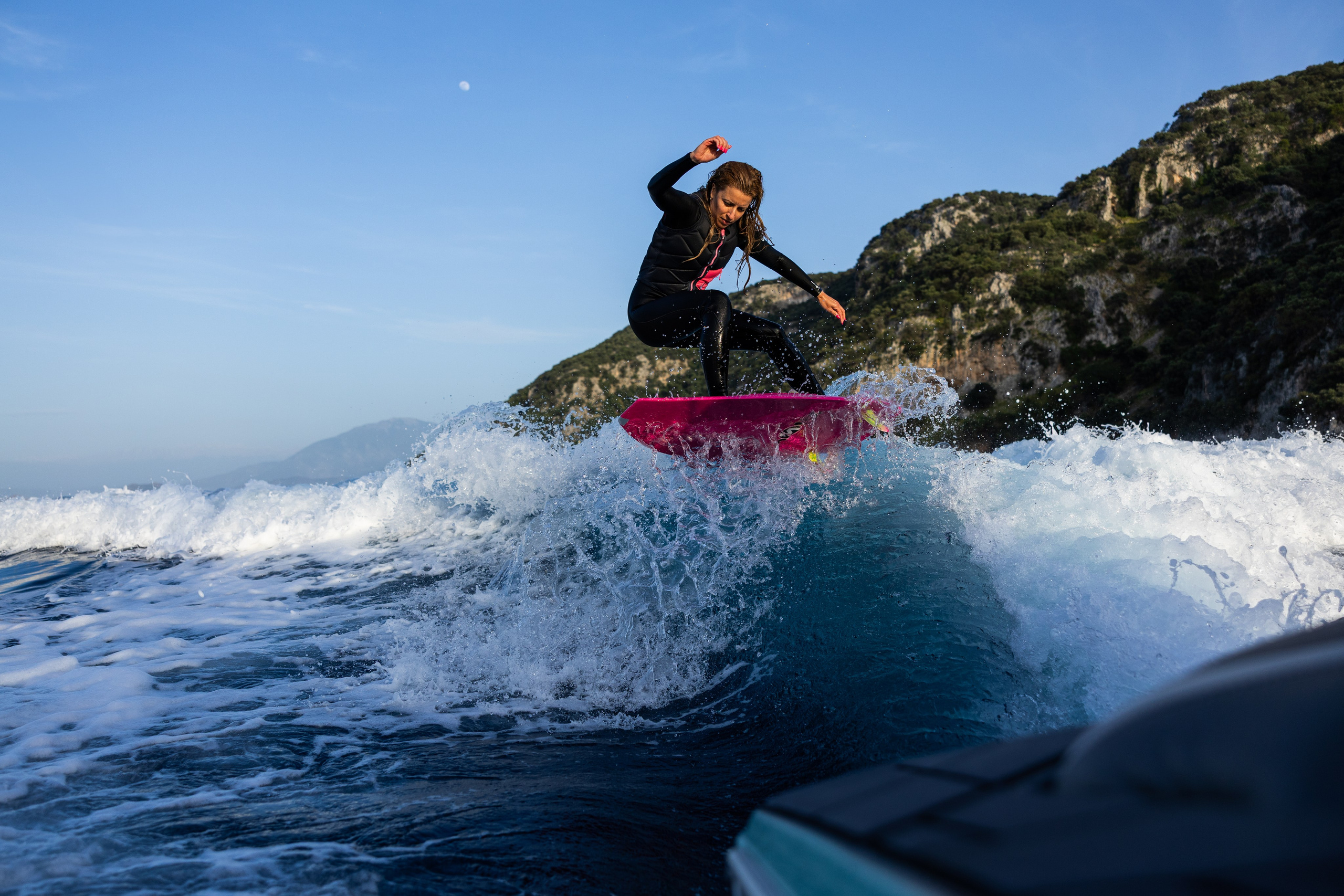 Wake Surfing. Лайфстайл Фотограф и Профессиональный Водный Фотограф в Москве