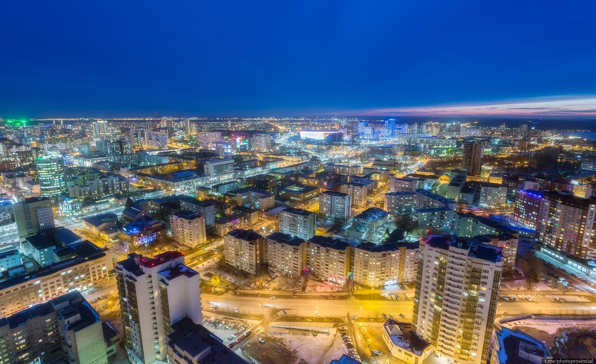 Город с высоты. Фотограф Алексей Зарецкий