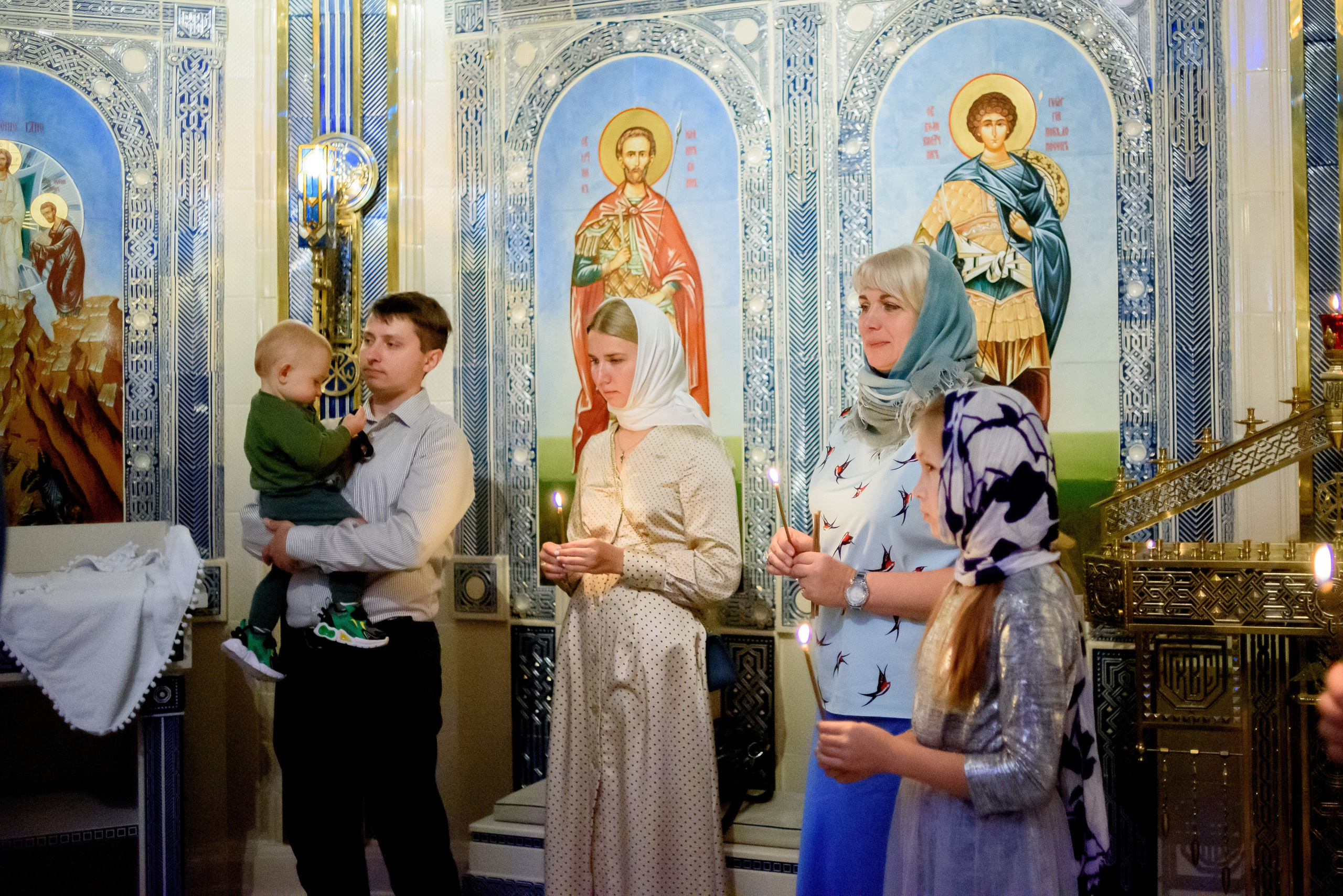 Крещение Михаила. Фотограф Юлия Попова