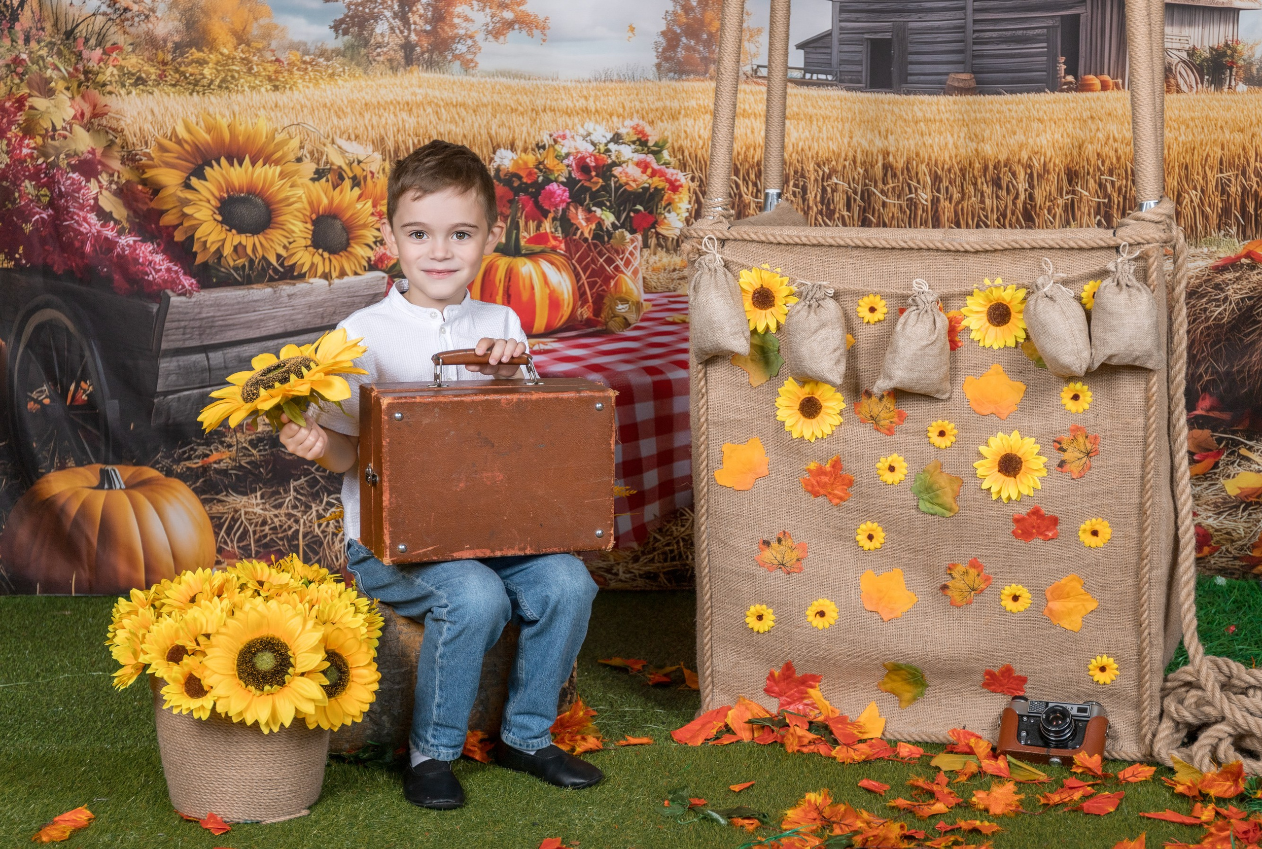 Осень, на воздушном шаре. Школьный-дошкольный фотограф в Уфе и Башкирии Вильданов Руслан