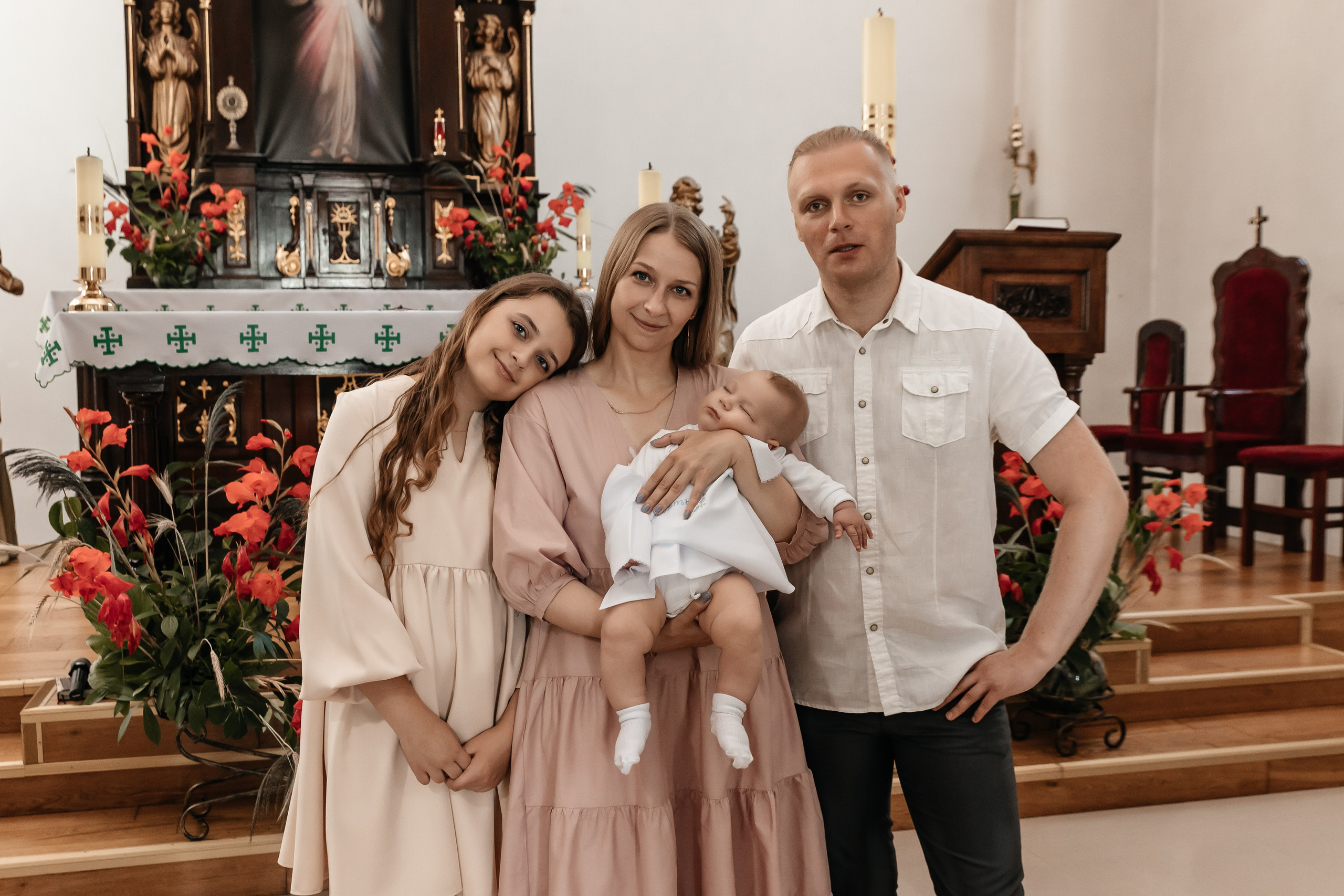 Крещение Адама. Семейный фотограф Минск Усова Ольга