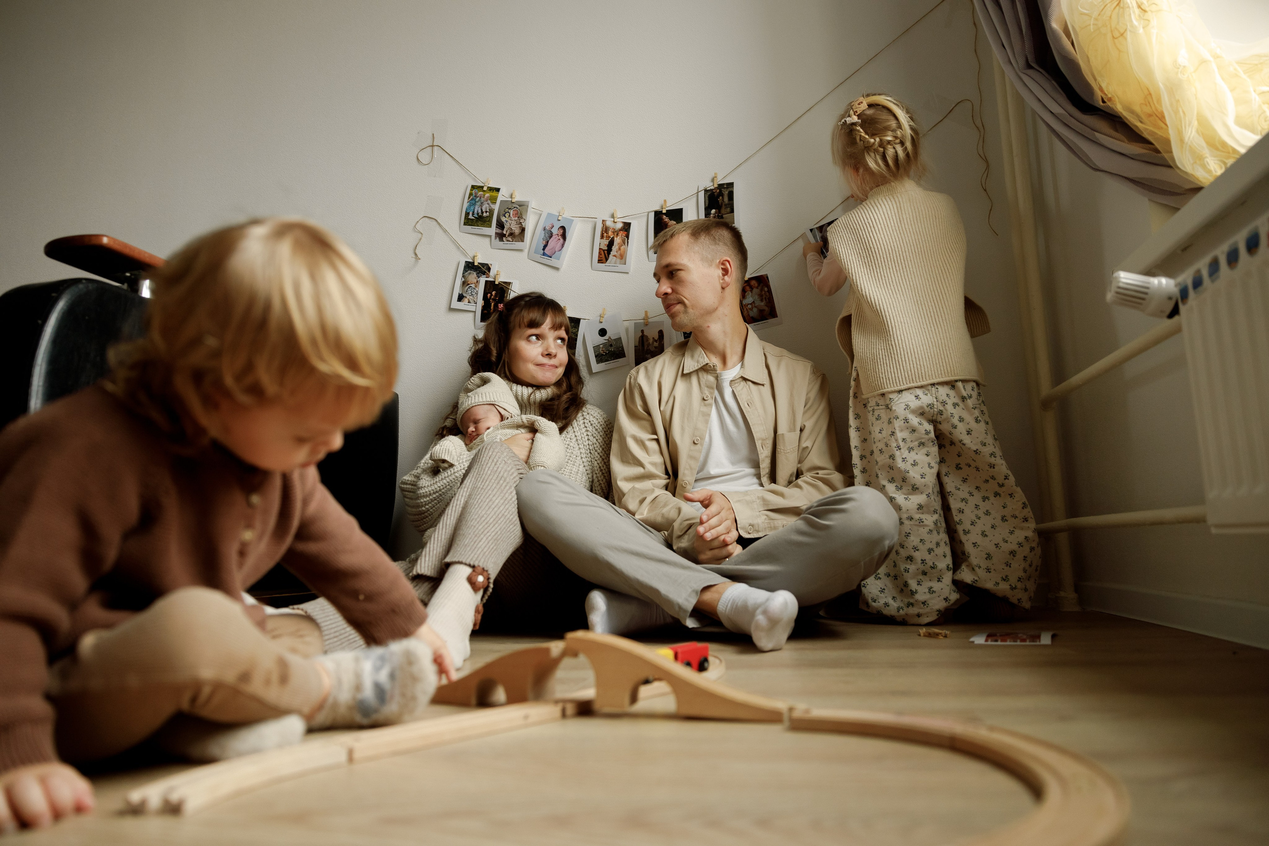 Домашняя семейная съёмка. Фотограф Москва