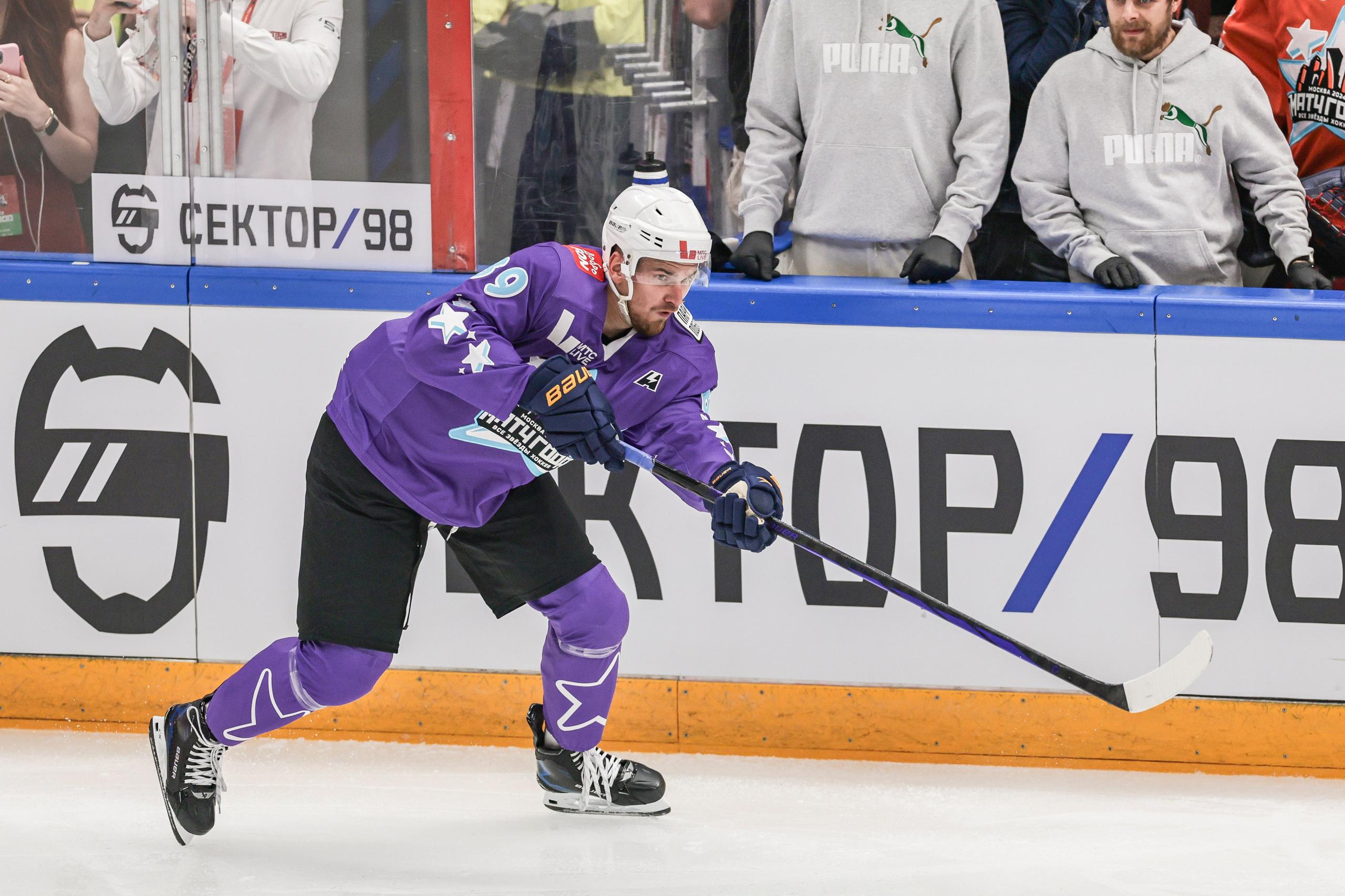 Матч года 2024: Игроки НХЛ против Игроков КХЛ. Спортивный репортажный фотограф Казань Нафис Сиразетдинов