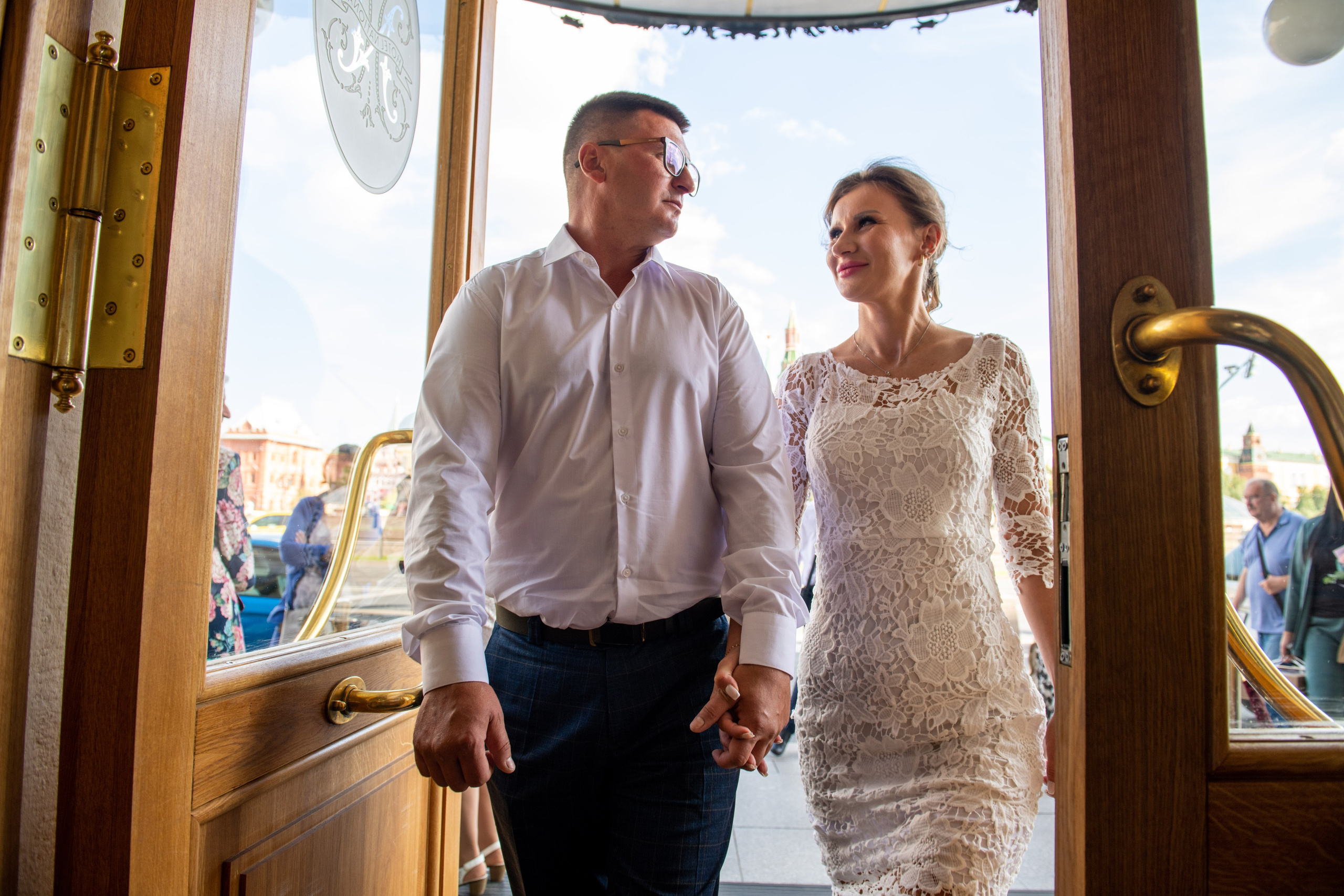 Регистрация брака Наталии и Андрея в гостинице Националь. Свадебный и портретный фотограф в Москве Галина Борисова