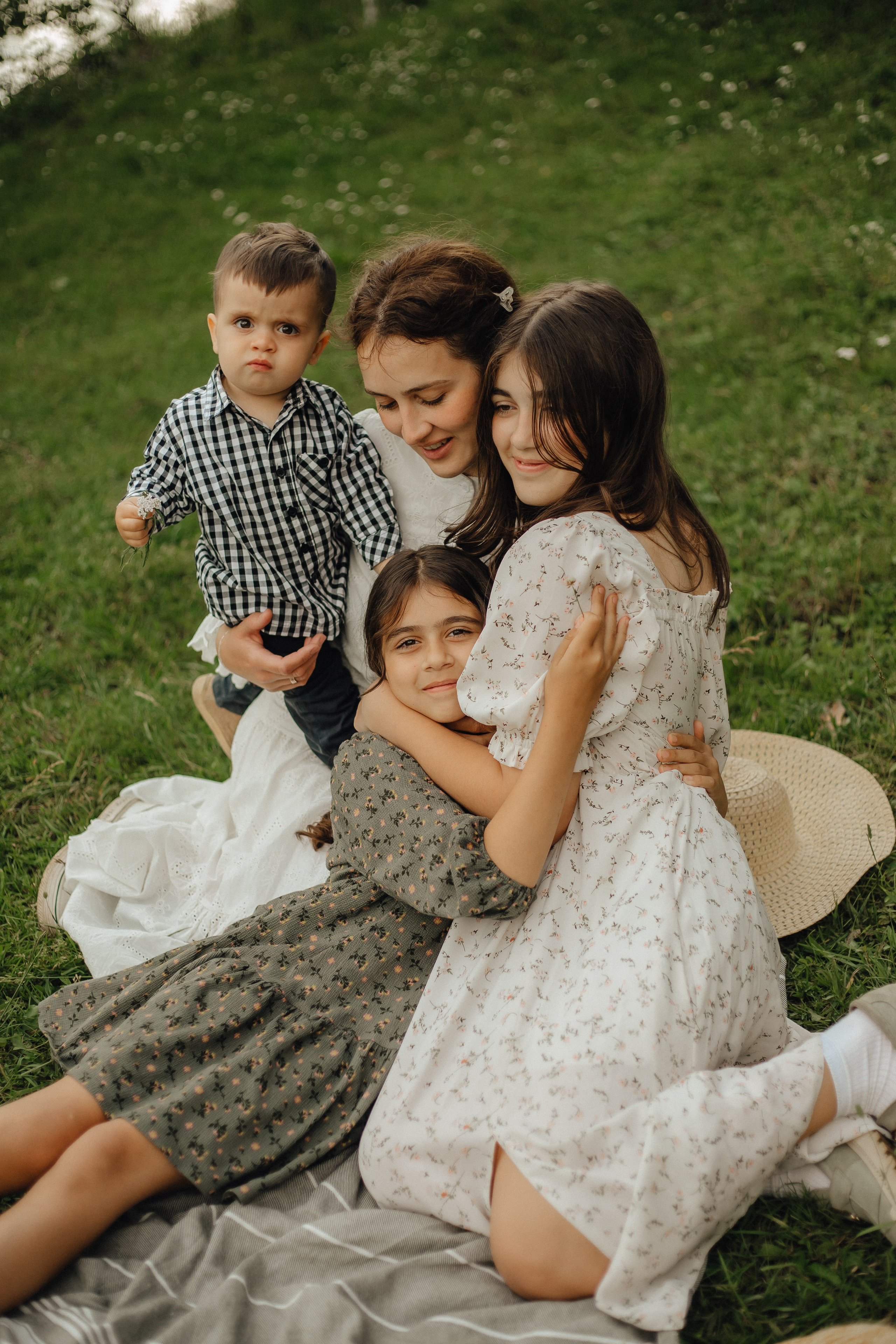 Мария с детьми. Семейный фотограф в Москве и Московской области Лазутина Валентина