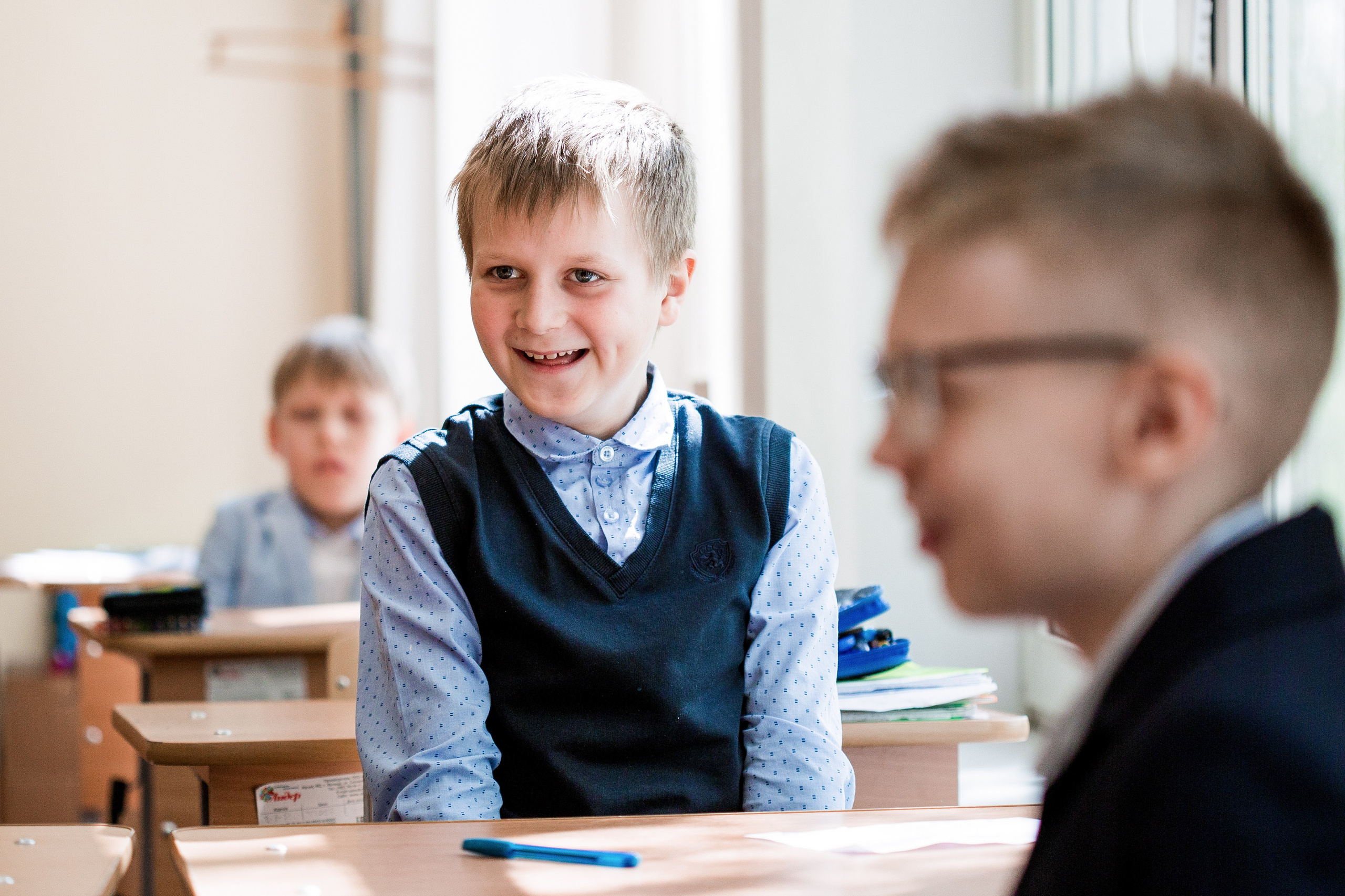 Школьная фотосъемка 3 класса. Репортажный фотограф Борис Геер