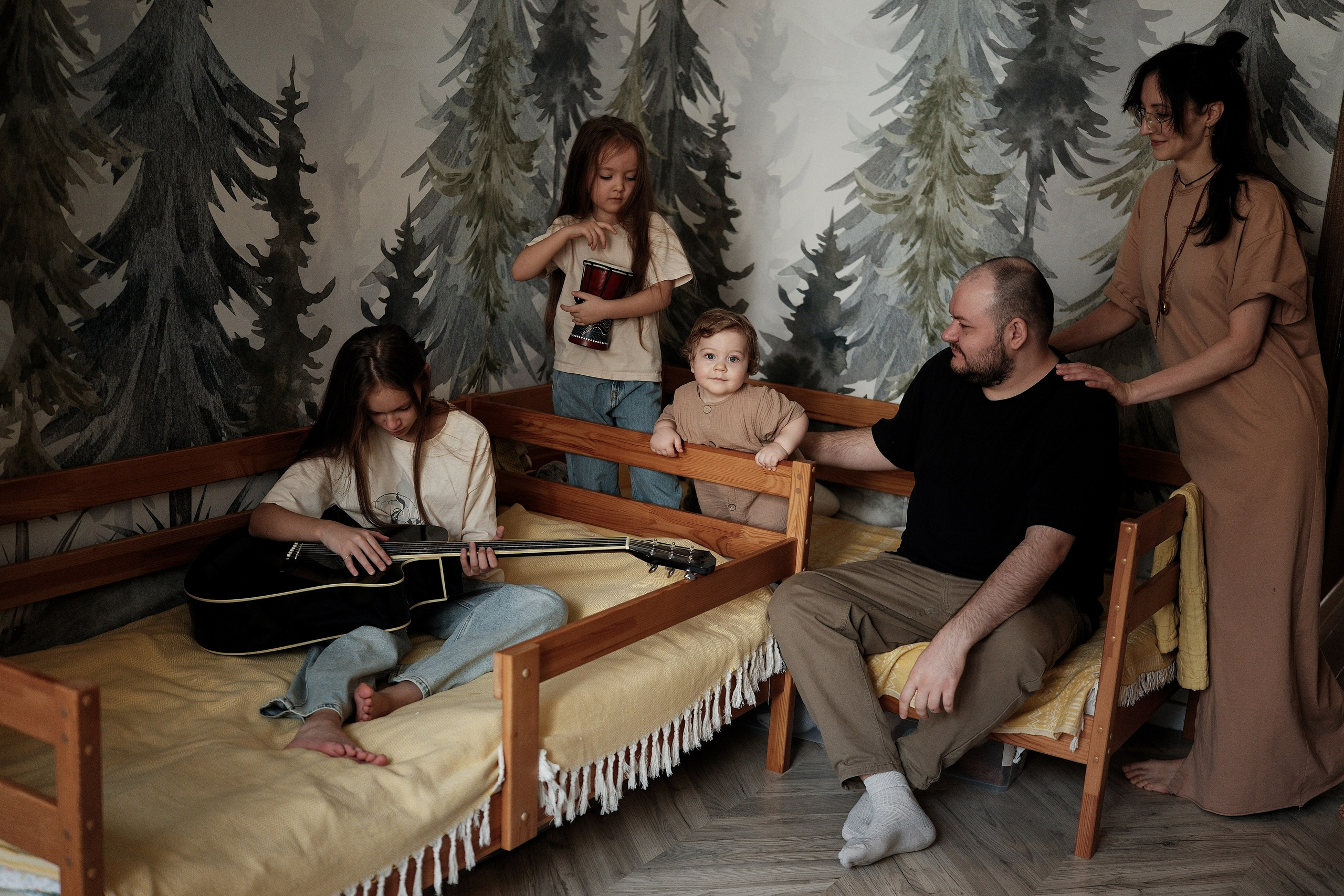 Годик Мирону. Семейный детский ньюборн фотограф в Москве Марта Петрова