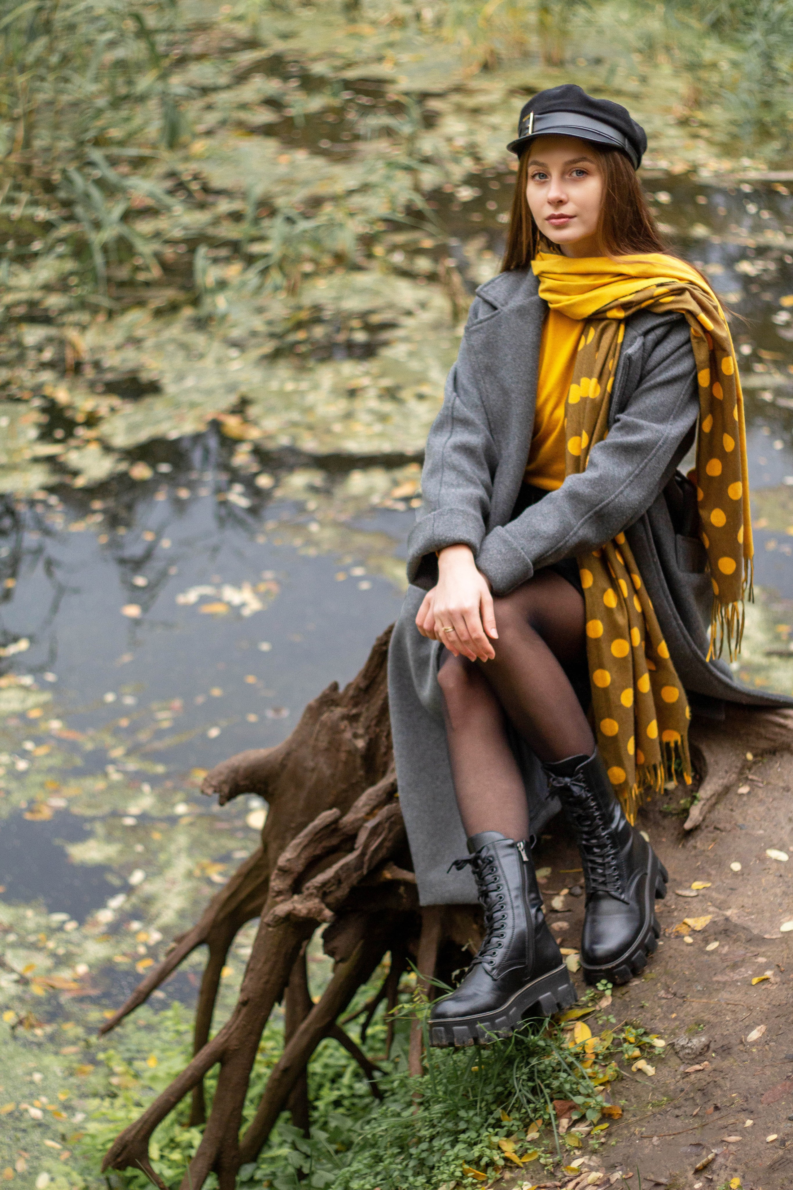 Екатерина осенью в роще. Нечехова Виктория