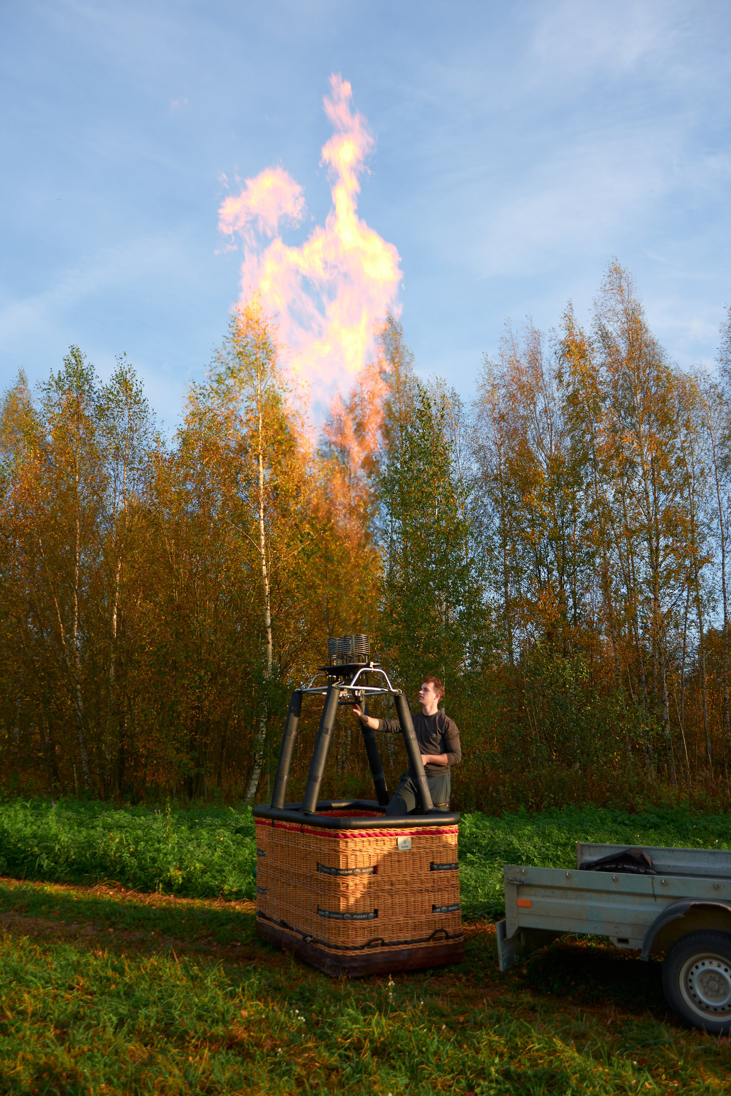 На большом воздушном шаре. Ольга Чёкотова (Фотограф Кострома)