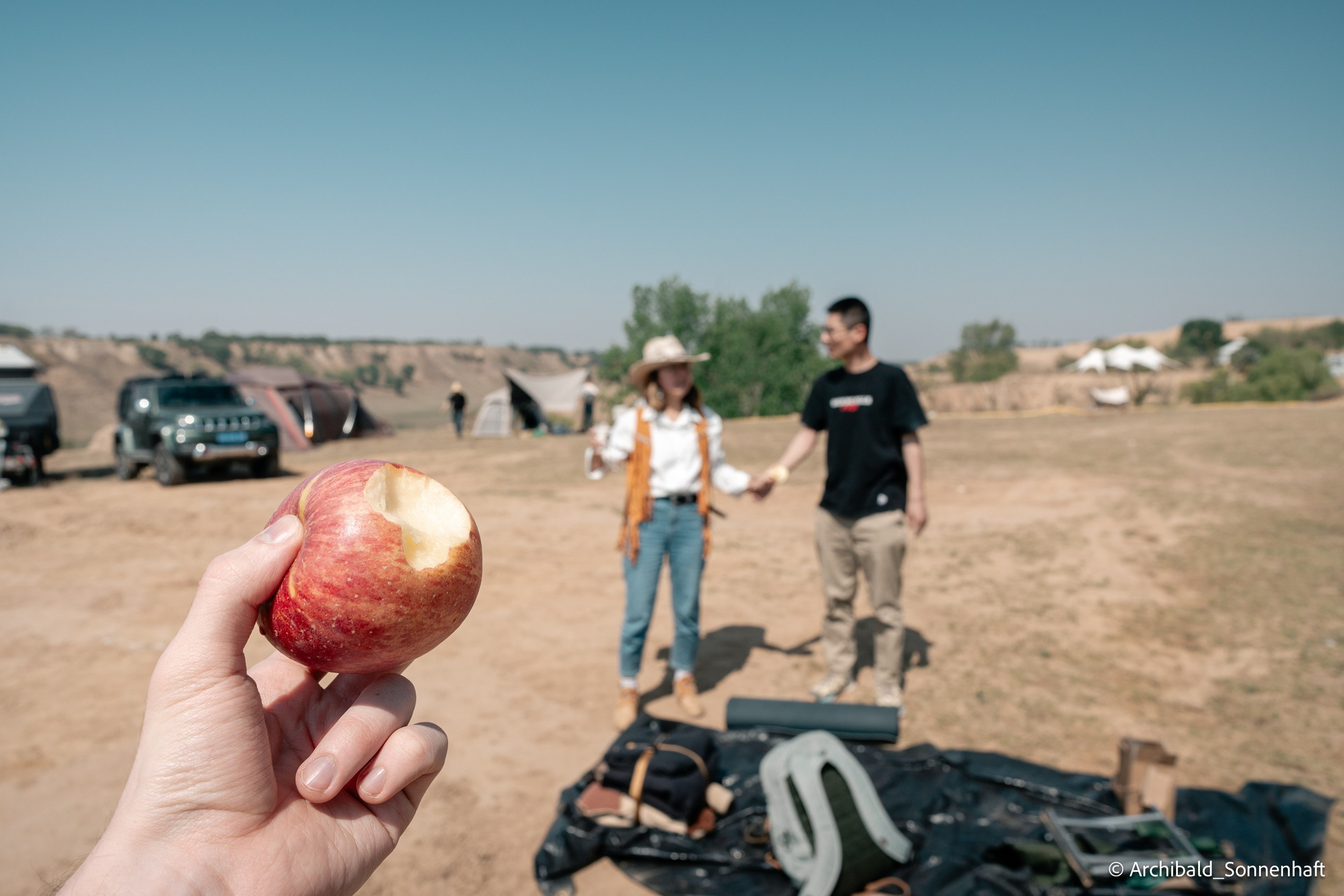 Auto-trip to Datong, Camp. Photographer in Guangzhou, China. Archibald Sonnenhaft