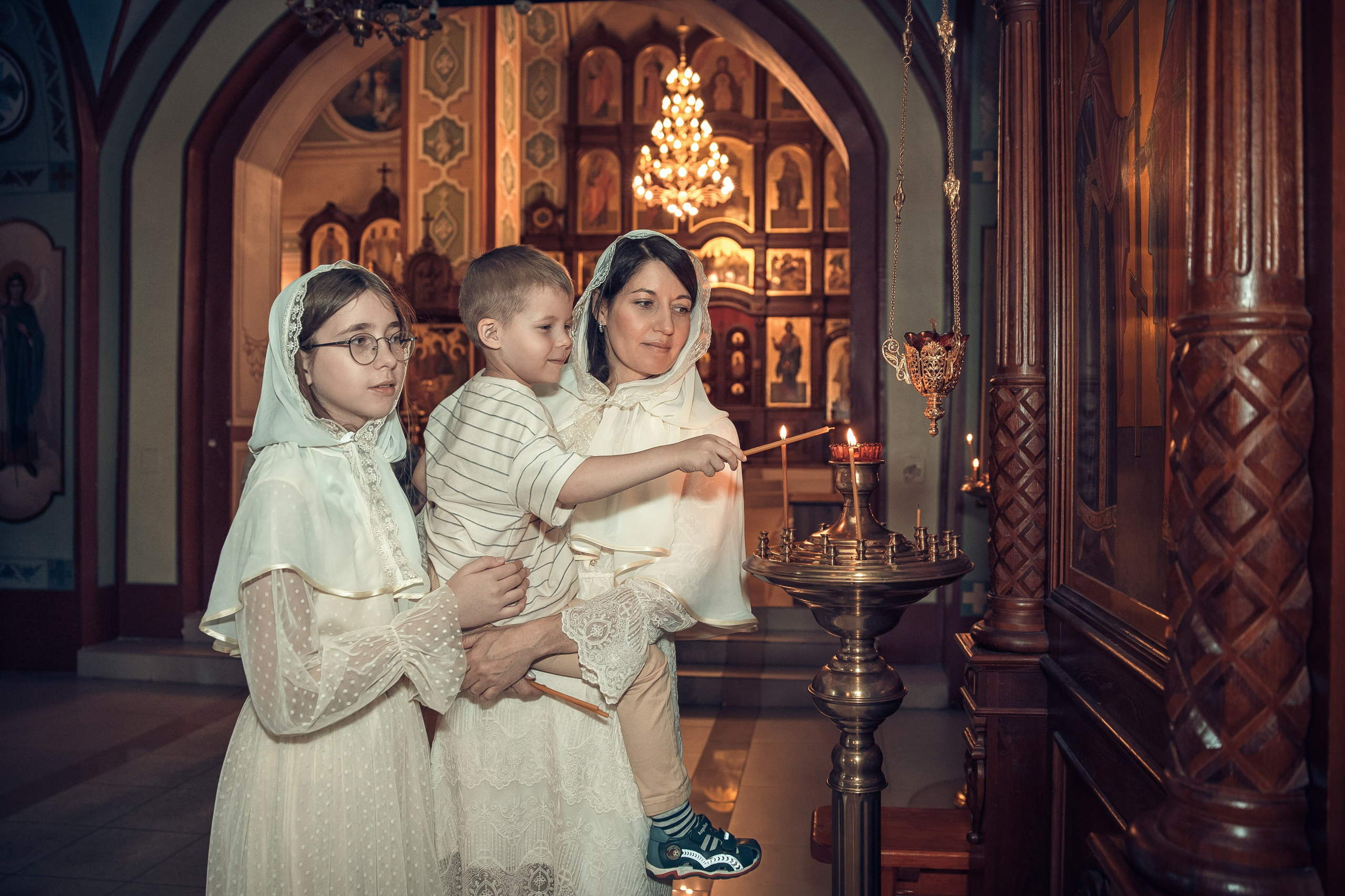 Таинство крещения. Семейный и детский фотограф в Москве Орешина Юлия