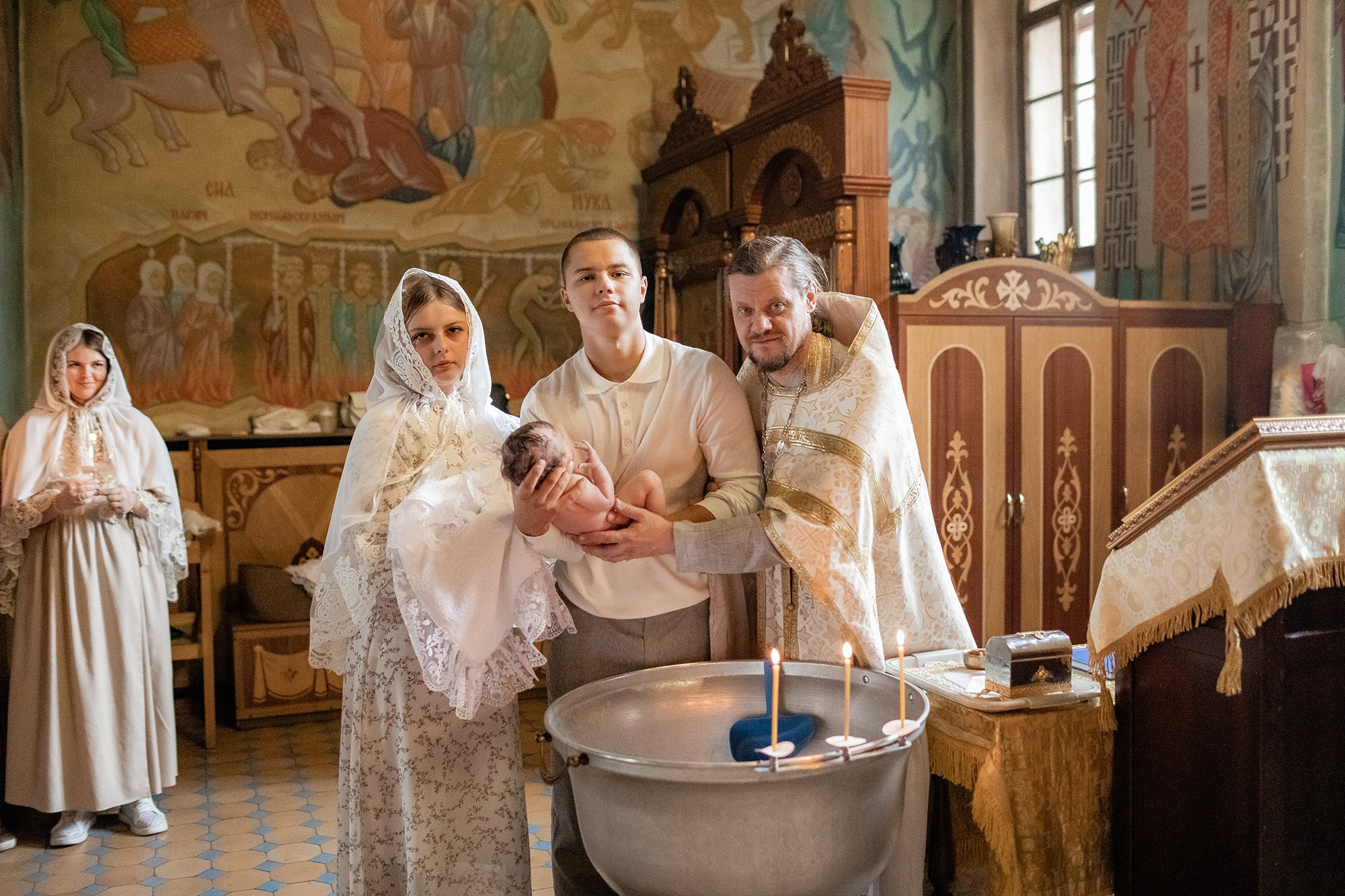 Крещении Мии (д. Бутурлино). Семейный фотограф новорождённых в Серпухове Юлия Новикова +79637785957