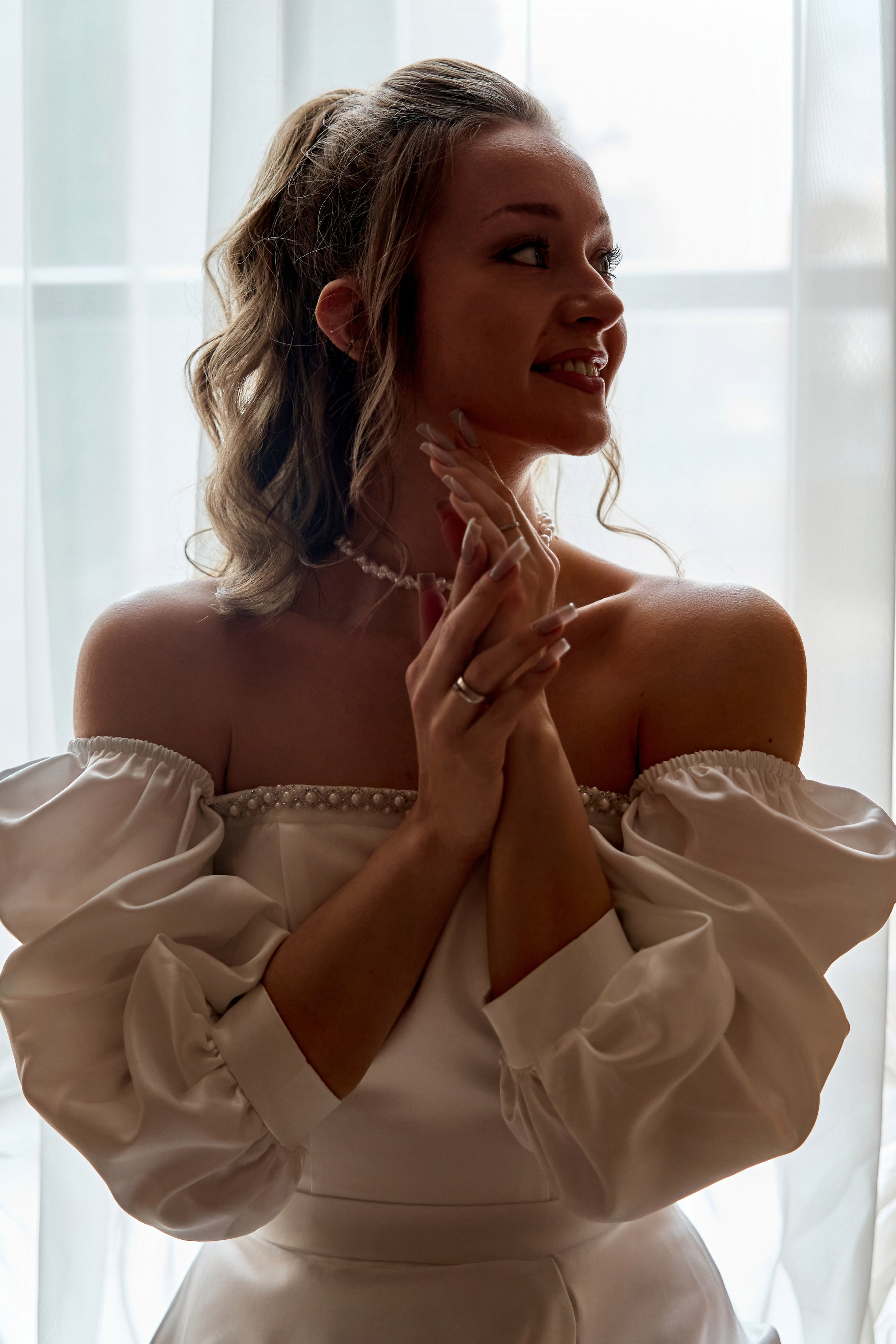 Свадебная фотосессия в гостинице и в студии