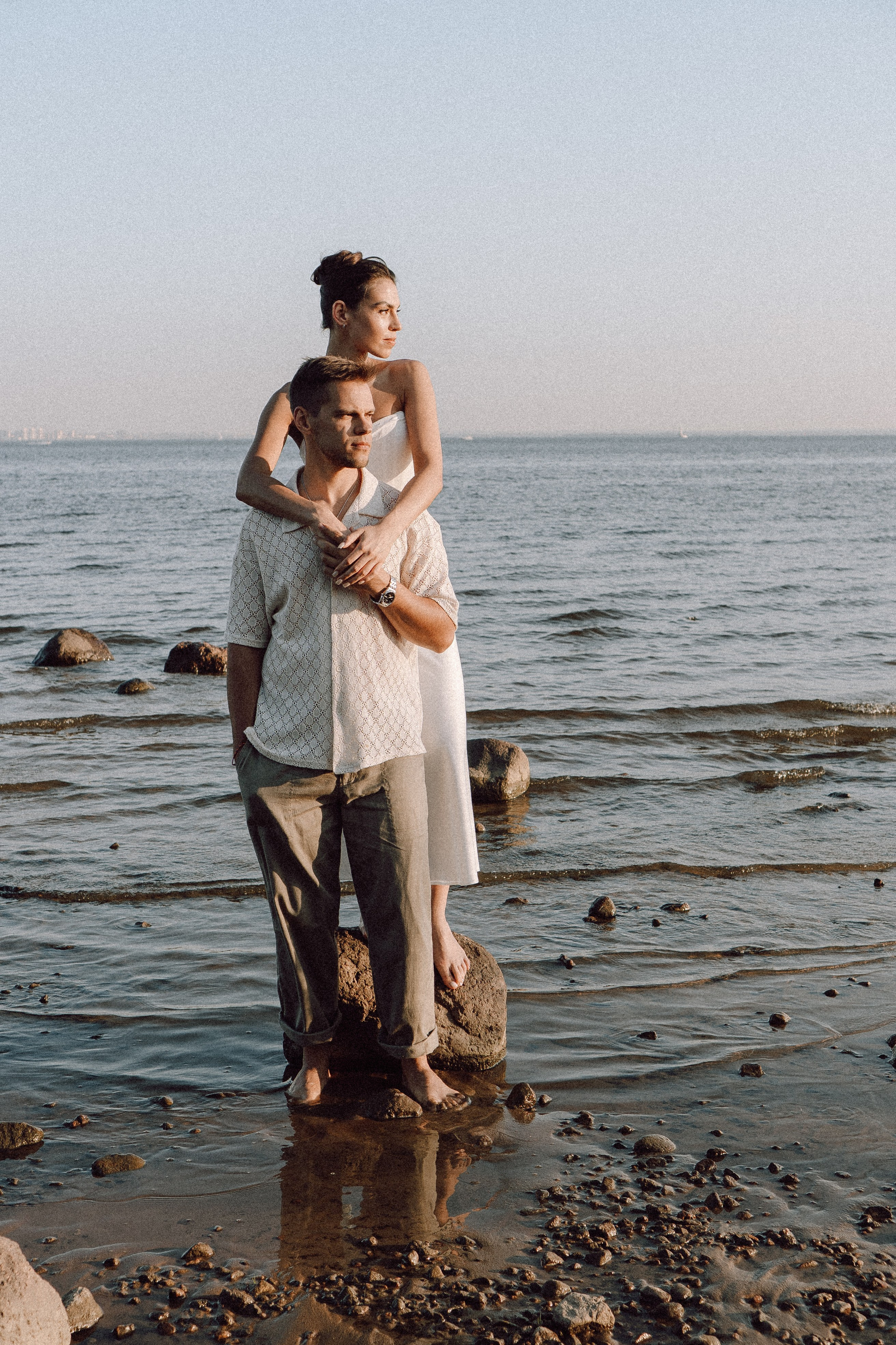 СВАДЕБНАЯ ФОТОСЕССИЯ ВЫЕЗДНОЙ ЦЕРЕМОНИИ (ФИНСКИЙ ЗАЛИВ). Профессиональный фотограф, Санкт-Петербург — Виктория Богомолова