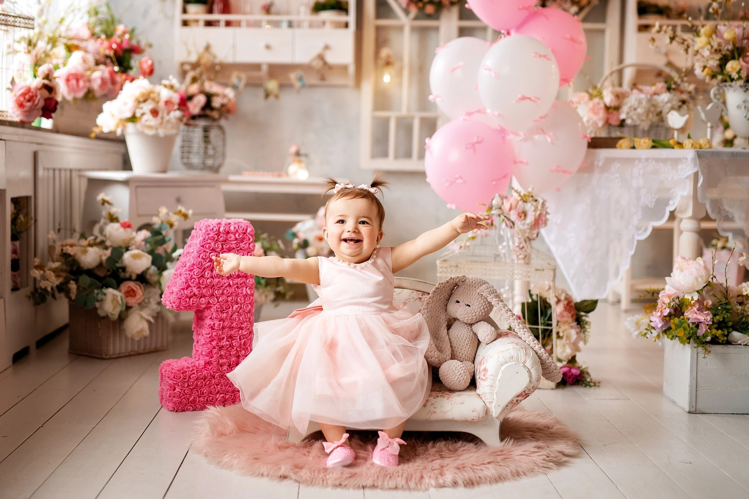 Фотосессия на 1 год девочки в фотостудии Леонардо