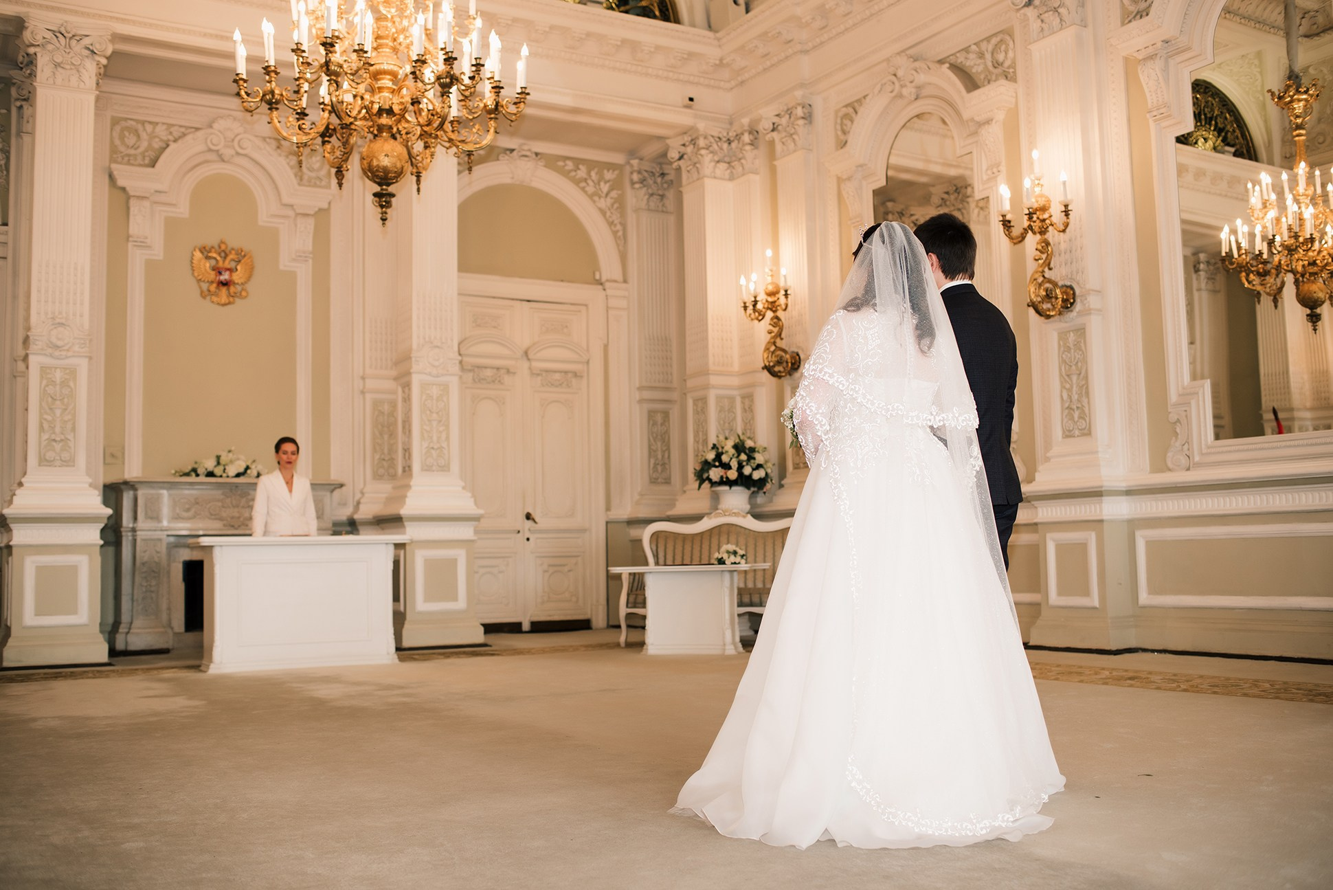 Алина и Илья. Свадебная классика. Семейный и Свадебный фотограф. Санкт-Петербург. Пушкин