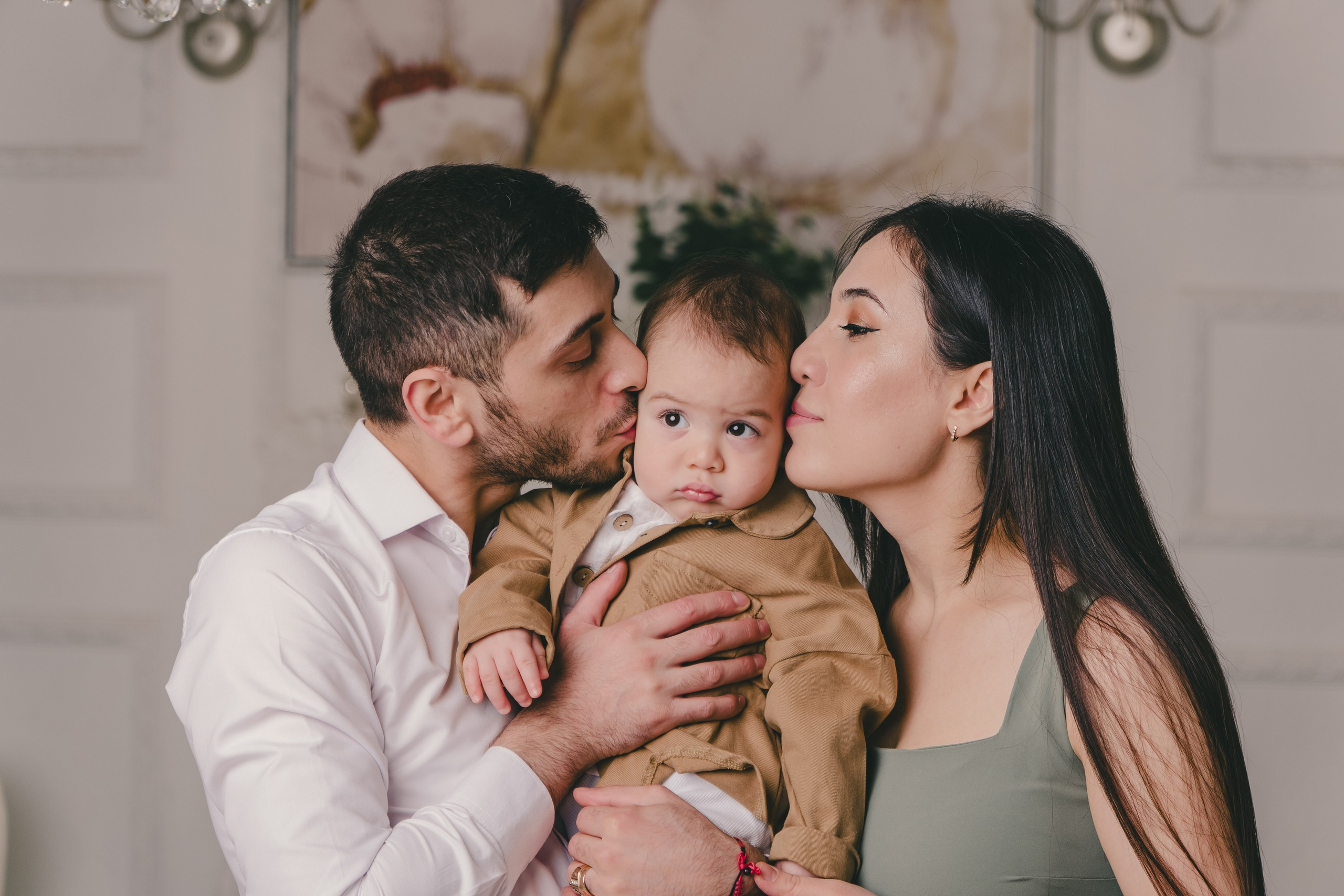 Семейная фотосессия на 1 год сыну. Свадебный и семейный фотограф Анастасия Зырянкина