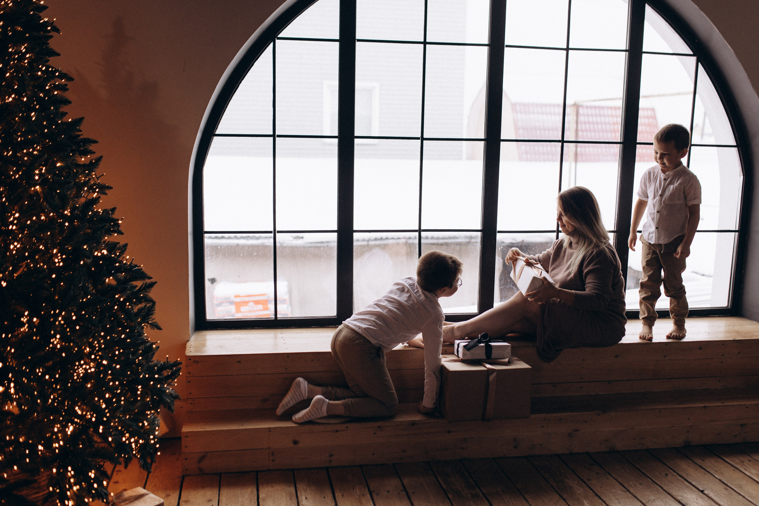 Новогодняя история большой семьи. Семейный фотограф lifestyle в Новосибирске Елена Шпилевая