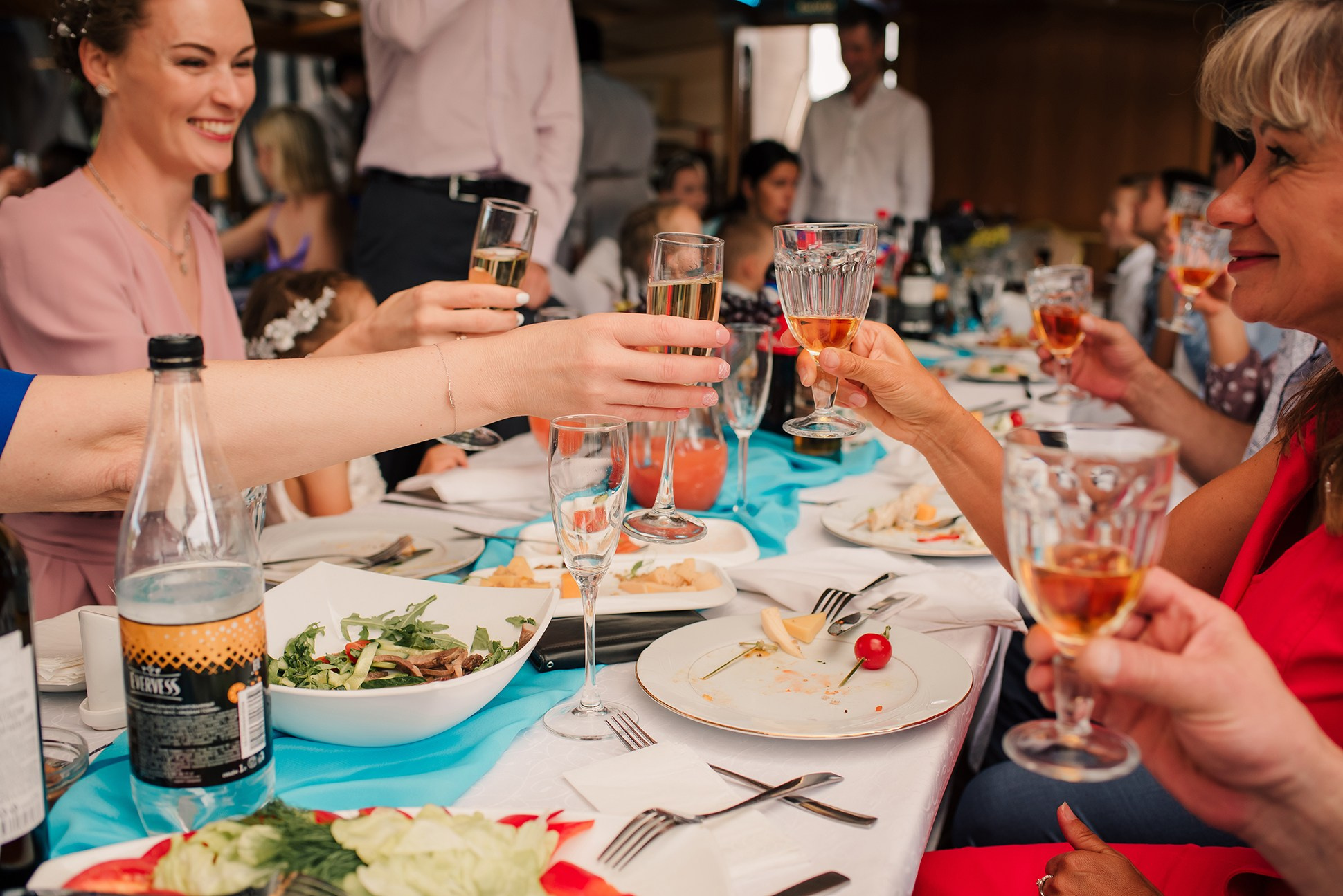 Юля и Андрей. Банкет на воде. Семейный и Свадебный фотограф. Санкт-Петербург. Пушкин