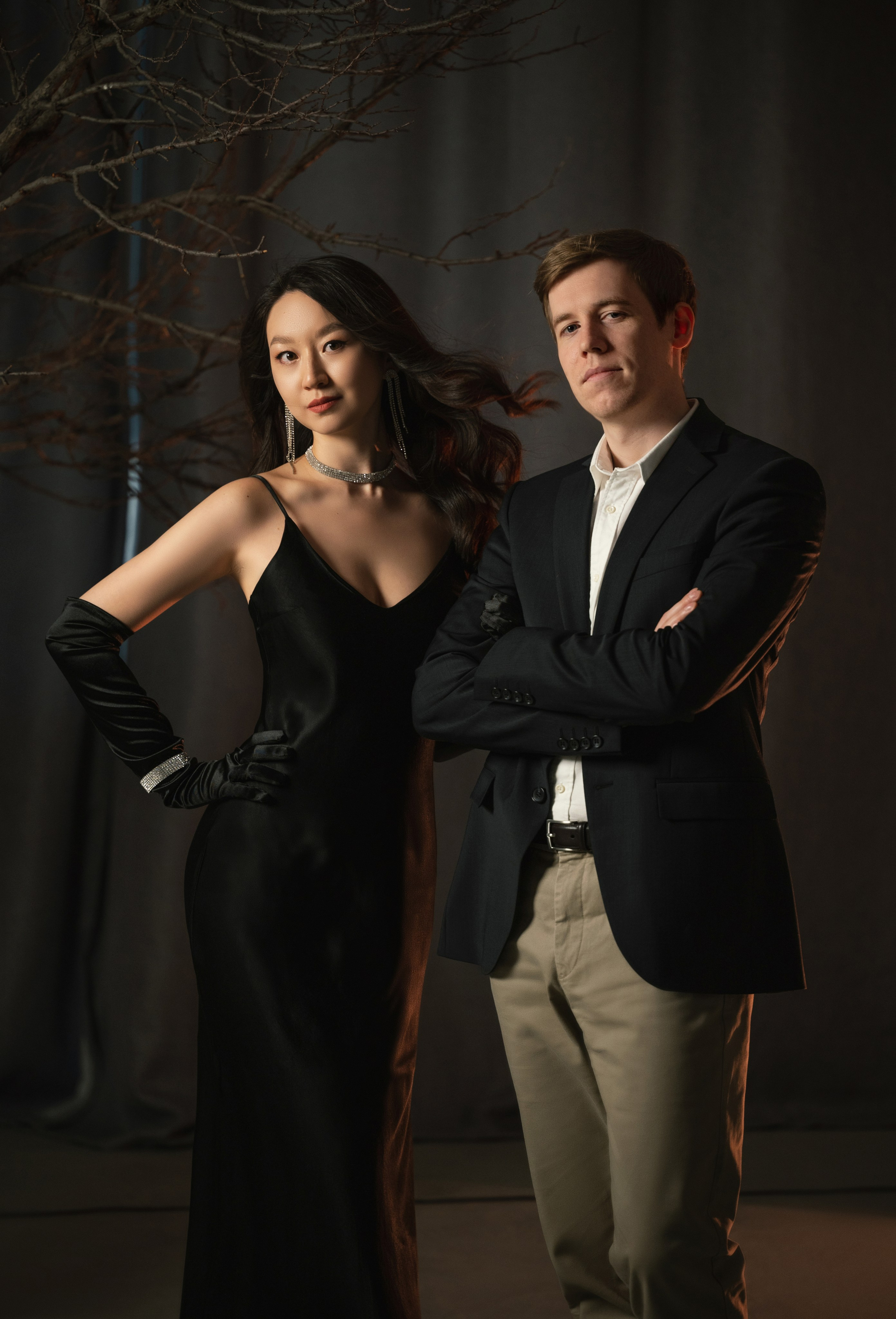 Фотосессия в парке для лучших подруг