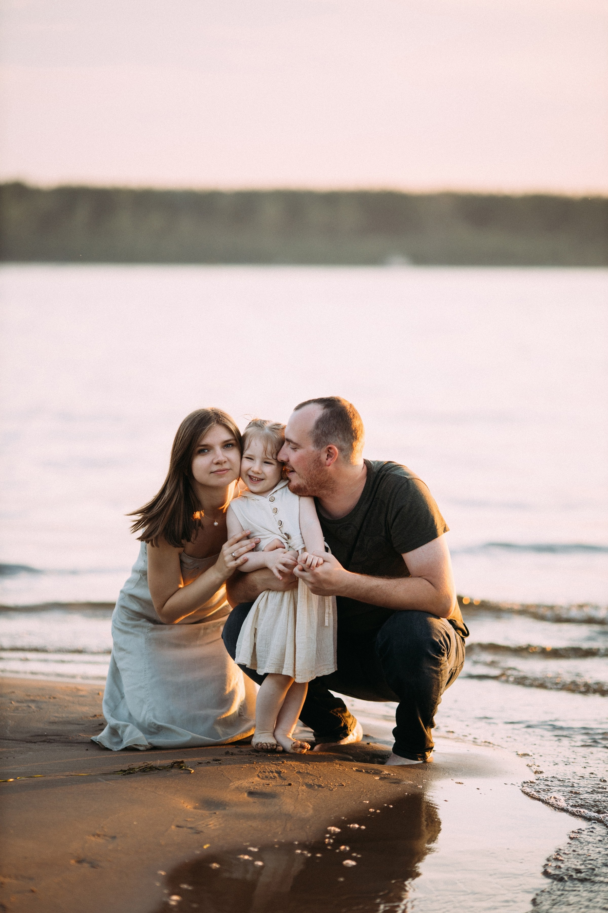 Таня, Гриша, Полина. Фотограф Людмила Оюн