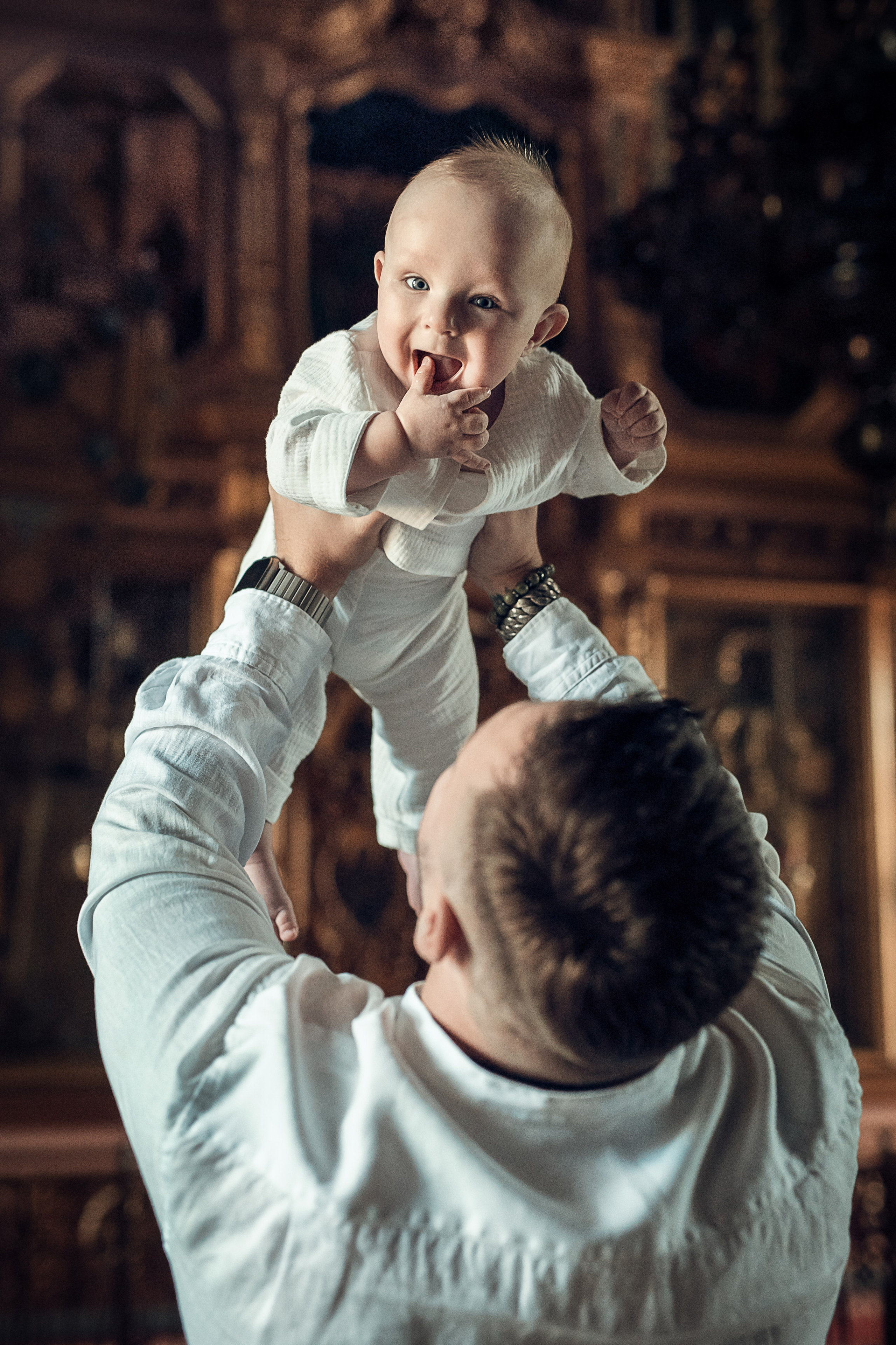 Фотосъемка крещения в храме села Домодедово