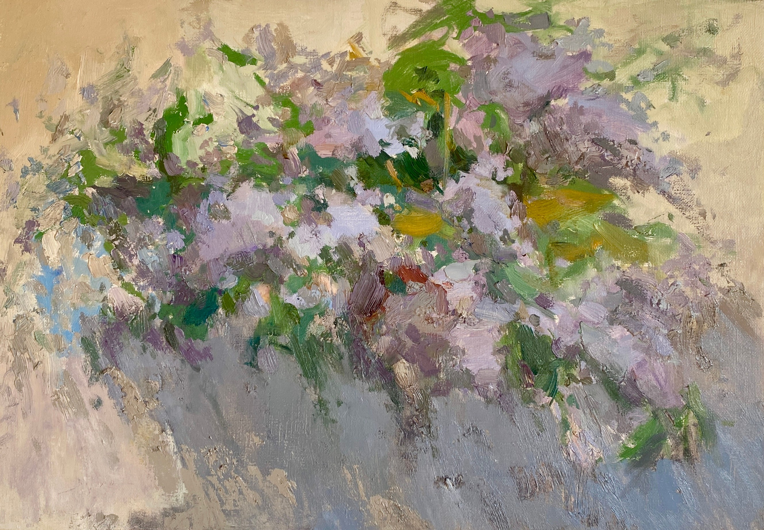 Сирень,  Холст,масло, импрессионизм
