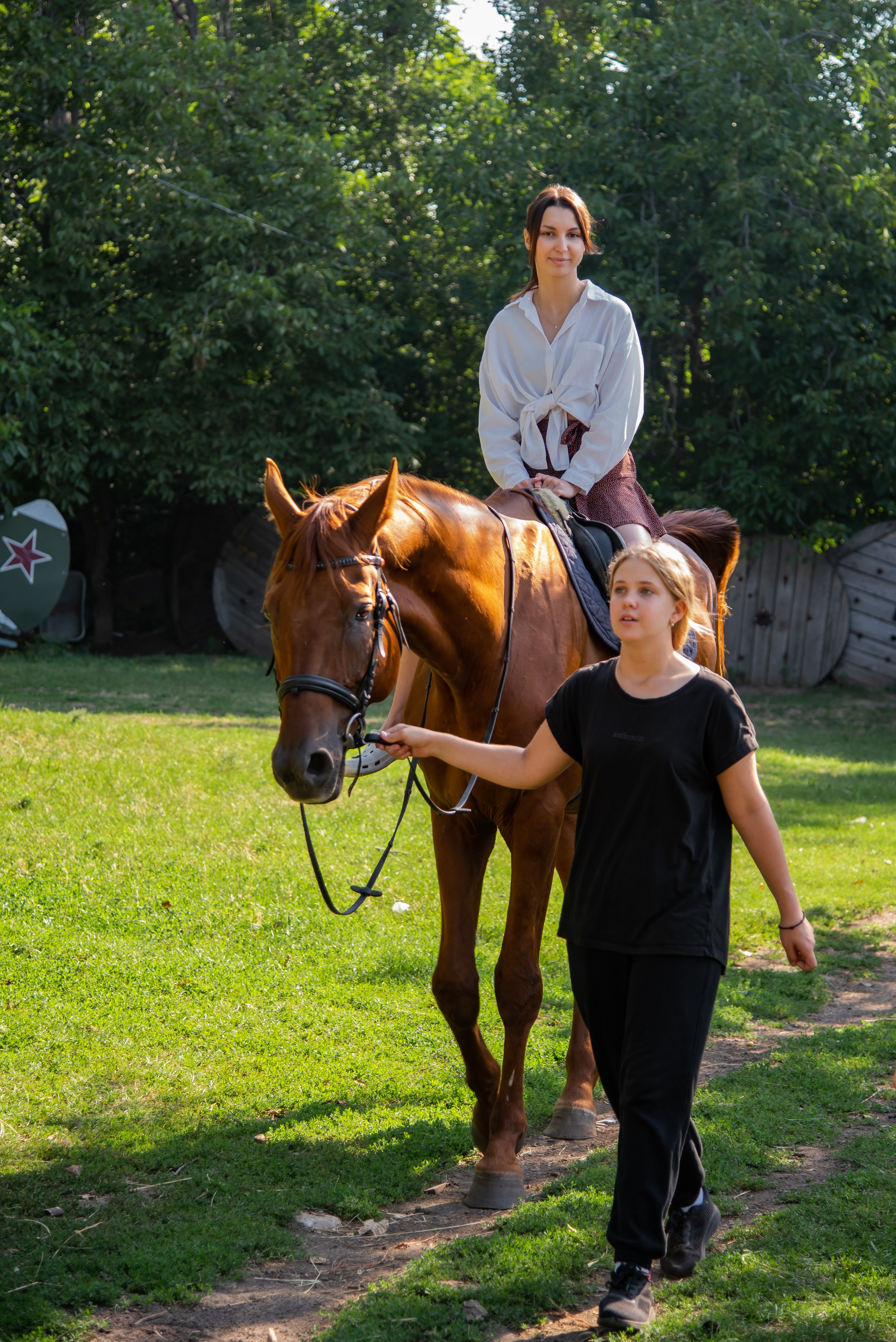 Конная прогулка. Фотограф Галина Нестерова
