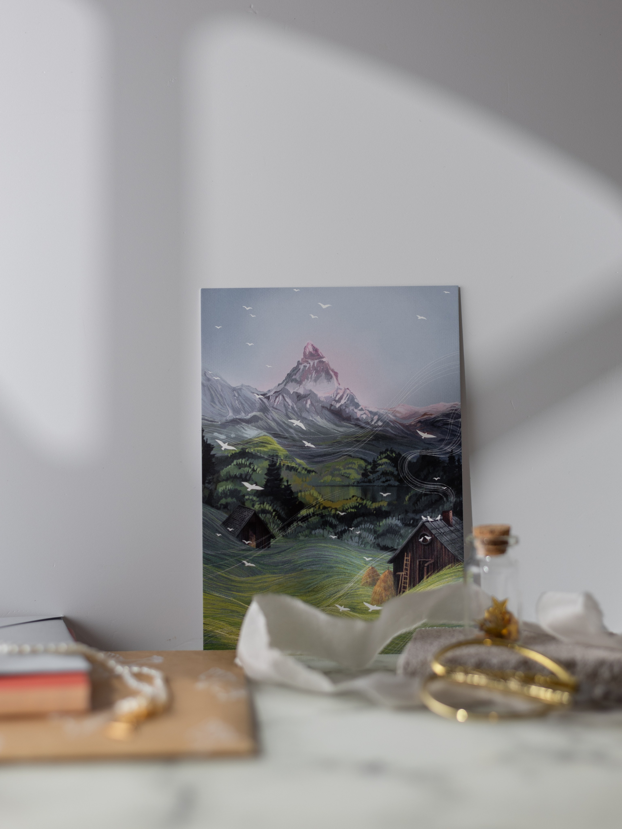 Открытки Moonpost. Предметный фотограф Северова Екатерина | Профессиональная предметная съёмка фото и видео в Санкт-Петербурге