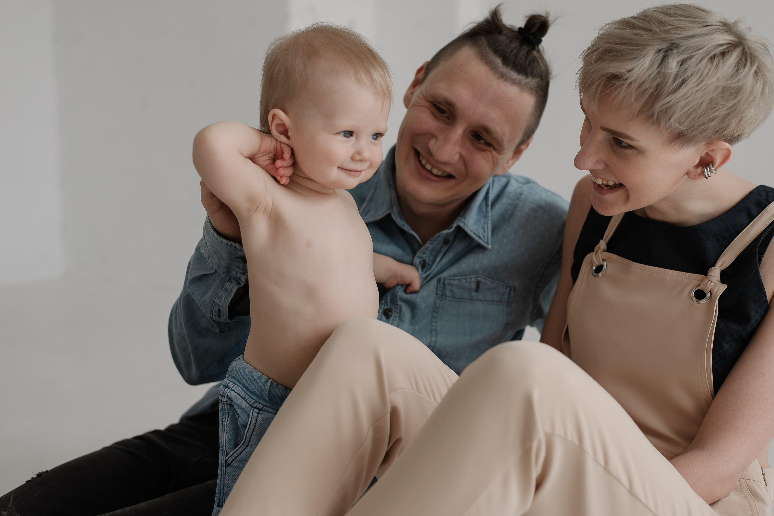 Родион, Ольга и Елисей. Портретный фотограф Ксения Люндовская