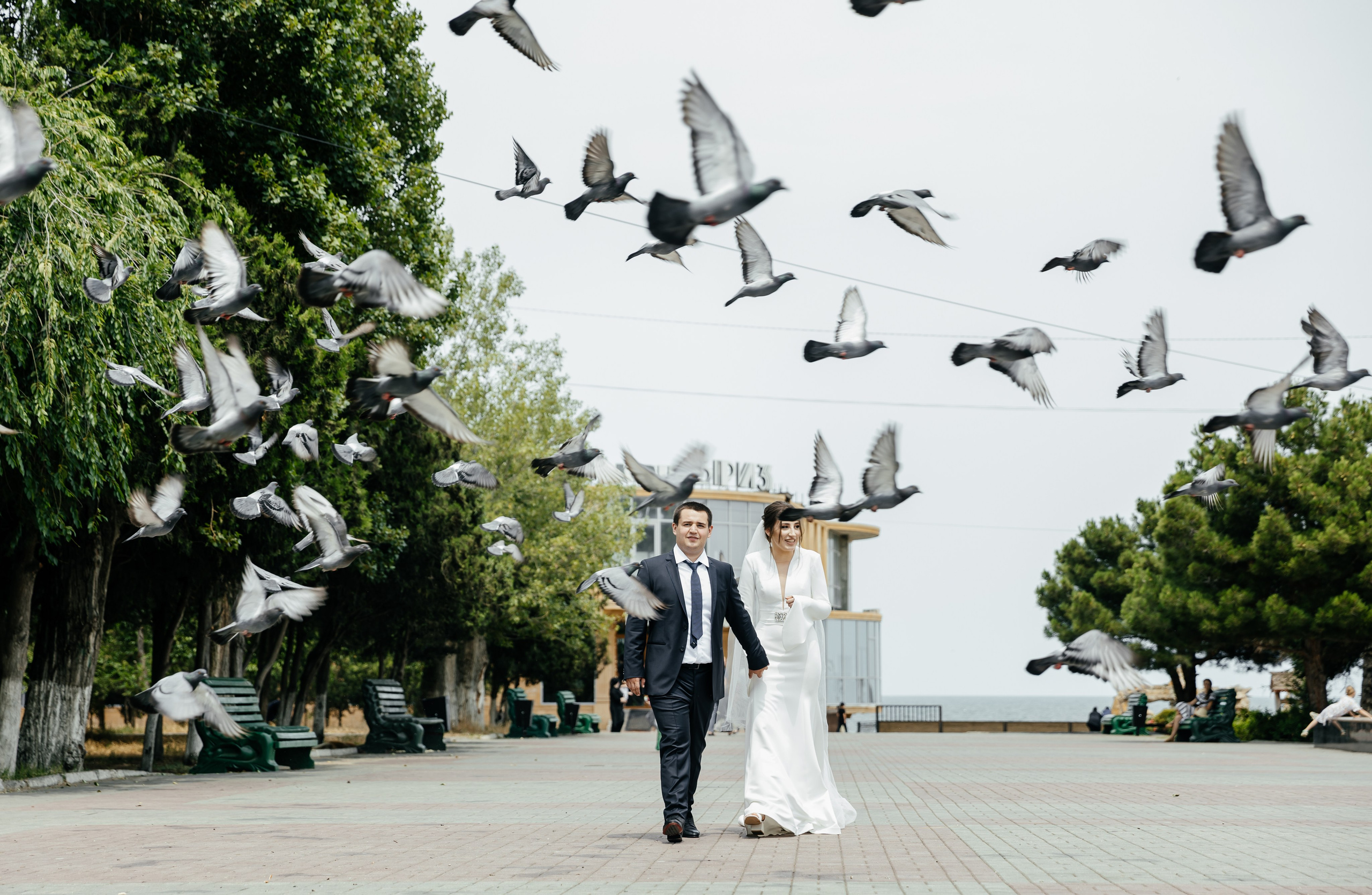 Прогулка в Каспийском парке. Omar Shapiev