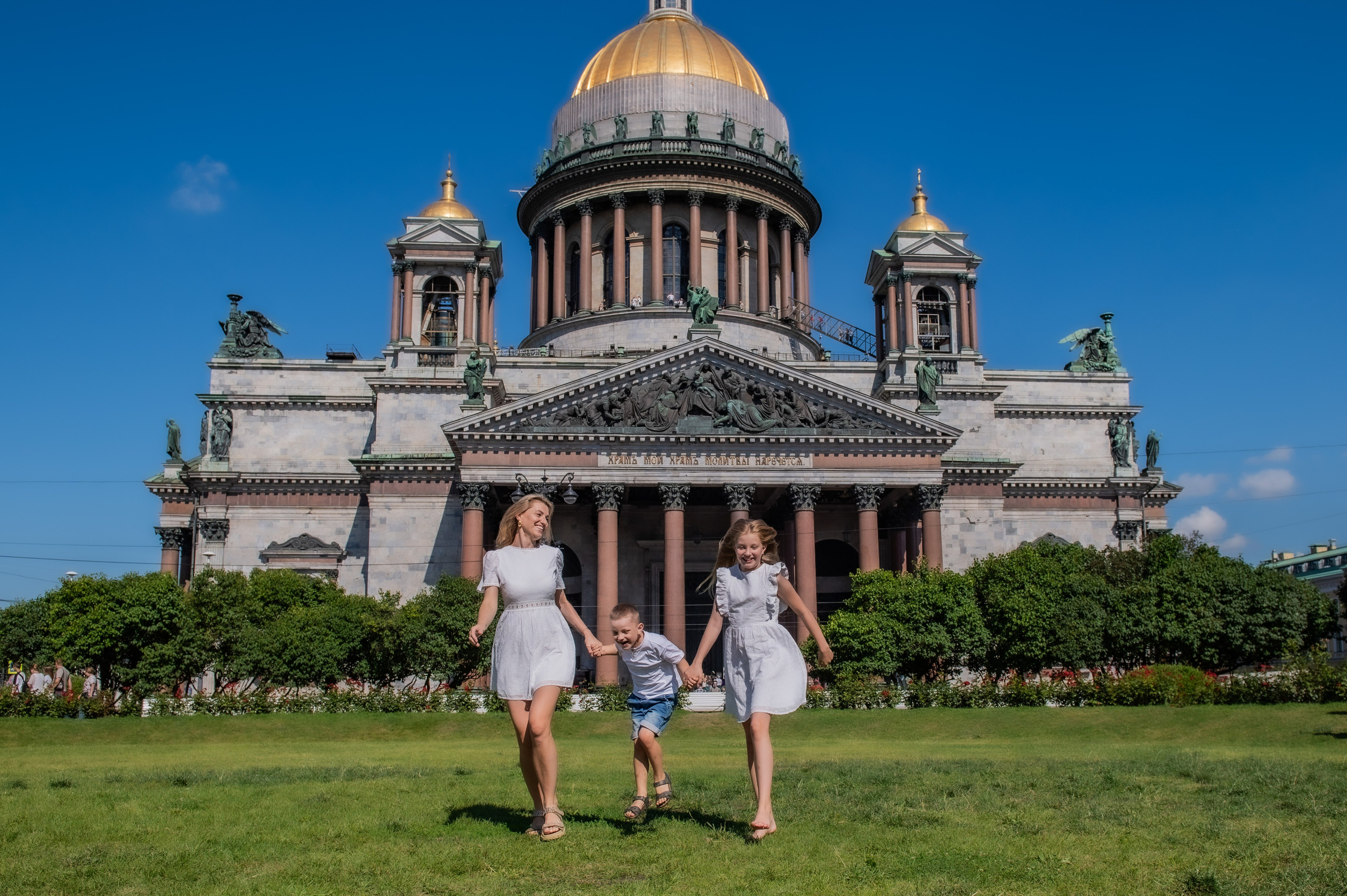 Семейная на Исаакиевском Соборе. Свадебный и семейный фотограф в Санкт-Петербурге — Мария Черепанова