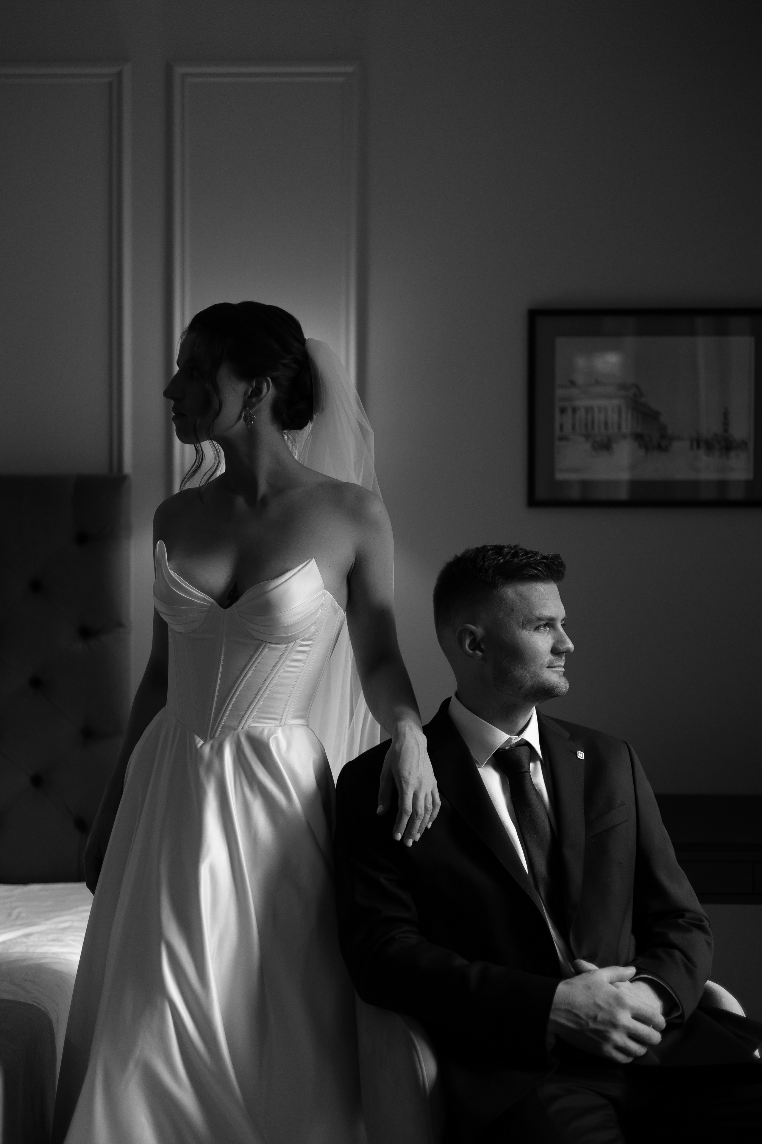 Серая кошка и рыжий кот. Свадебный и семейный фотограф Арина Кулёва