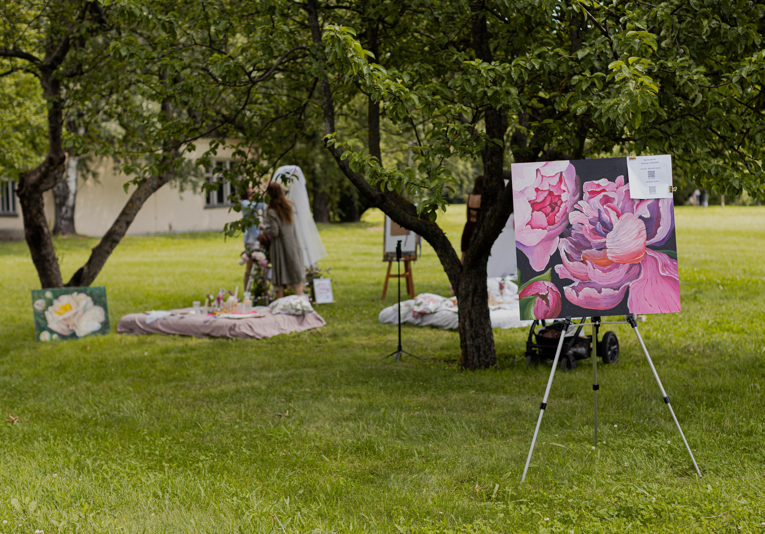 МК Пион (пикник в парке). Анастасия Ракчеева Художник