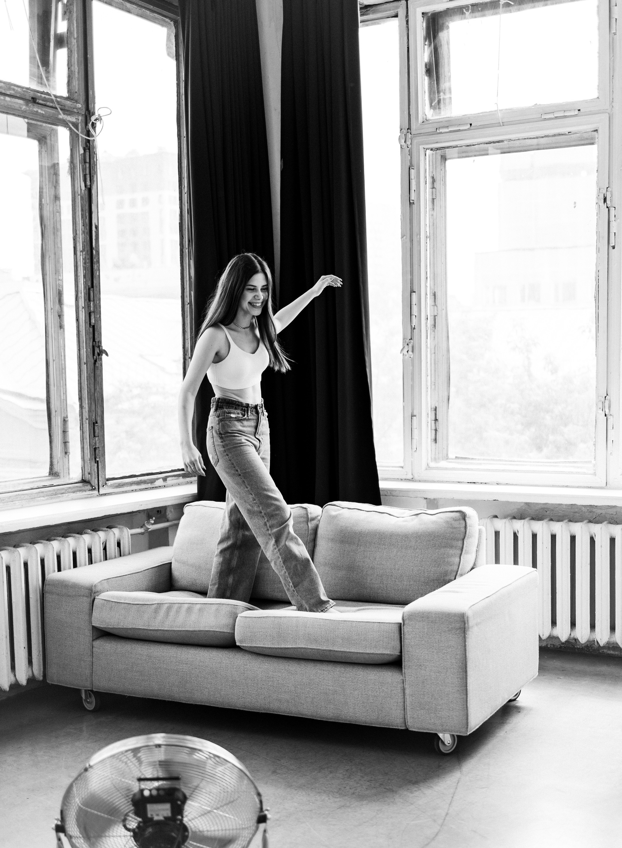 Настя. Портретный фотограф в Москве. Фотосессии с собаками