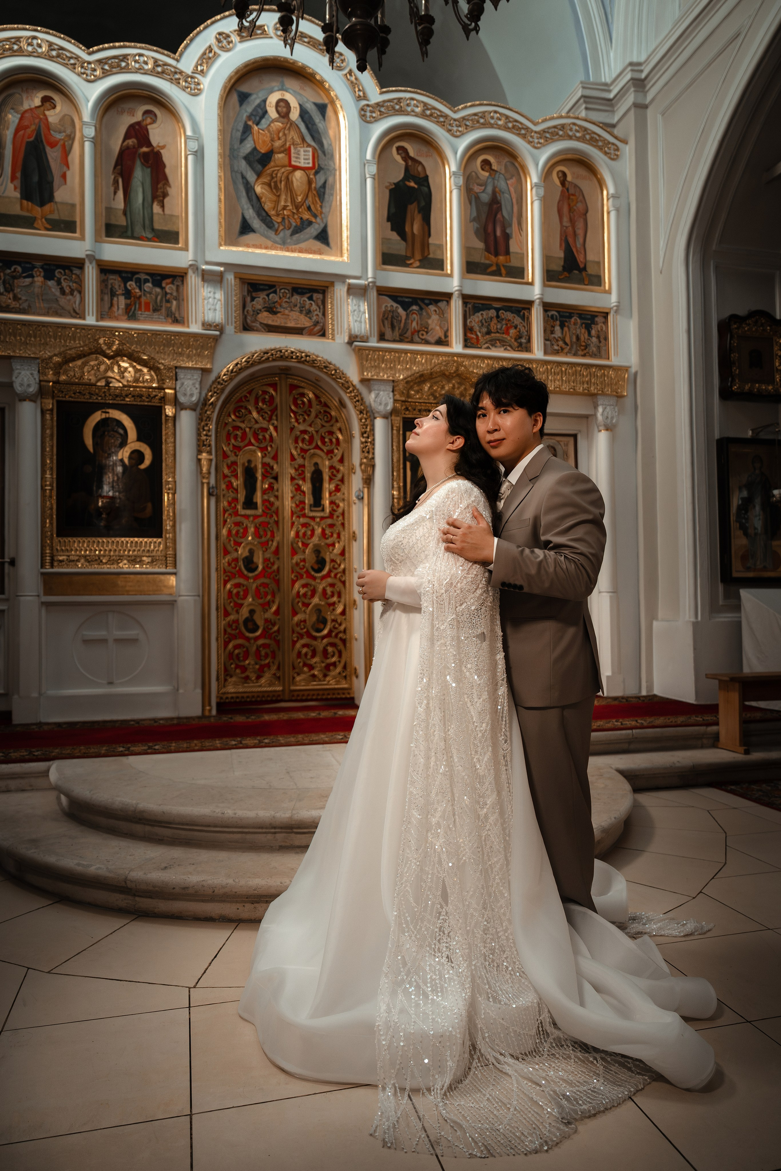 Венчание Марии и Ивана. Фото- и видеосъёмка крещения и венчания. Фотограф на крещение Москва