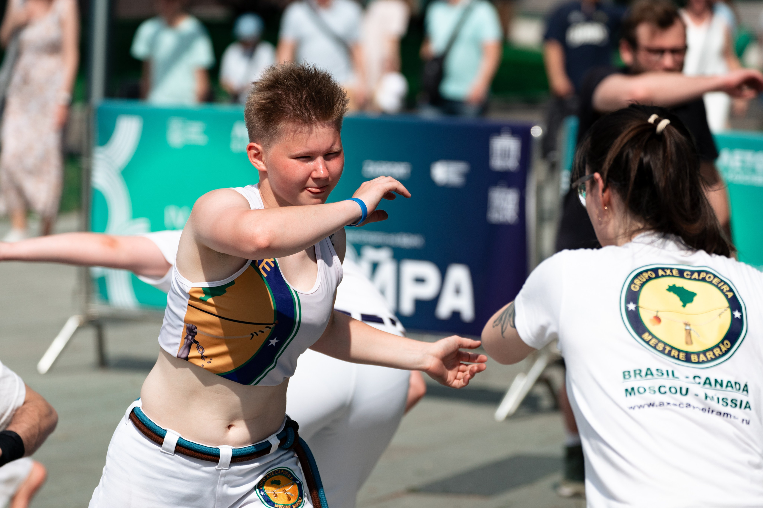 Открытый класс AXE Capoeira на фестивале неолимписких видов спорта на ВДНХ 2025 г:. Фотограф в Москве Ткаченко Владимир