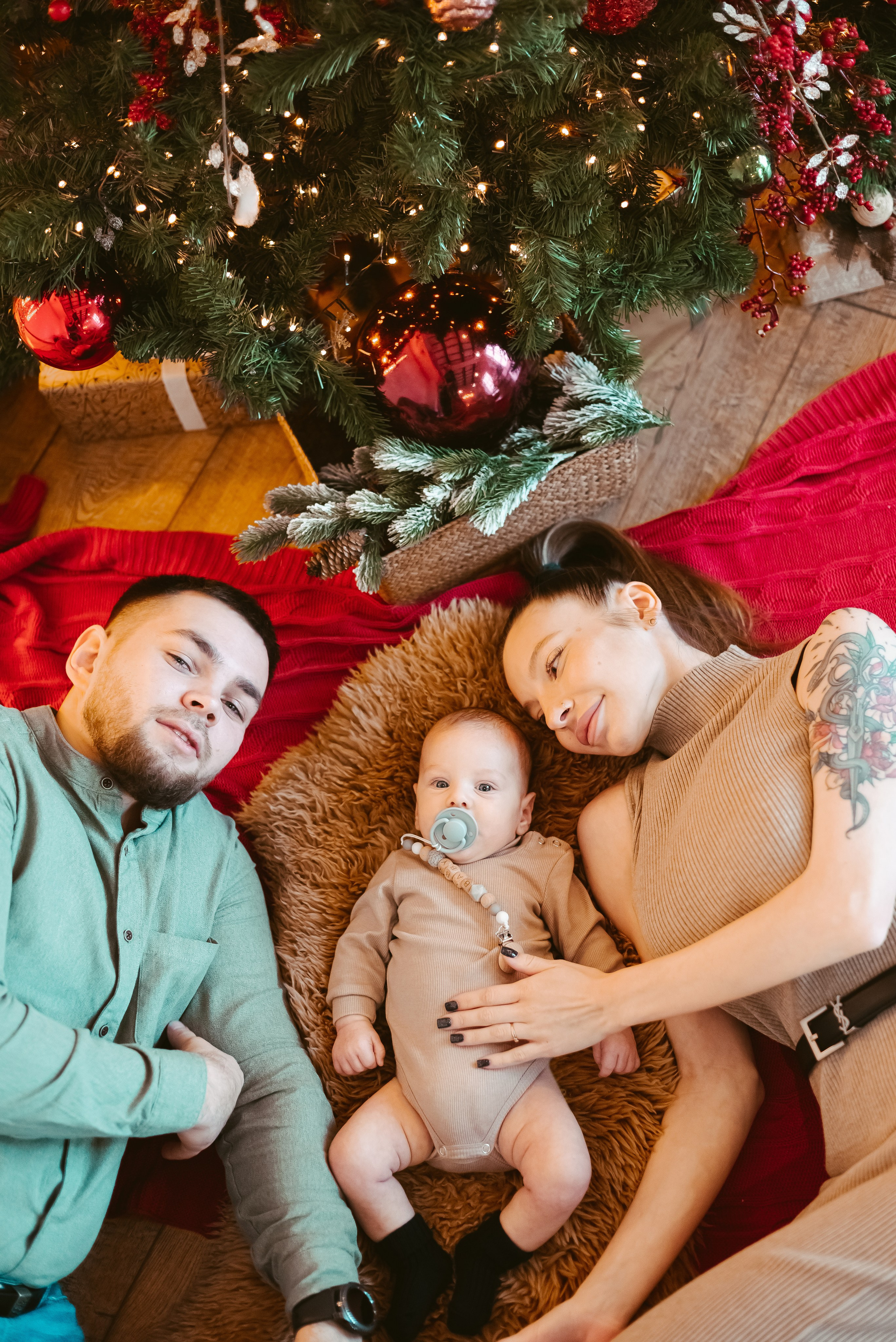 Новогодняя семейная фотосессия Кемерово