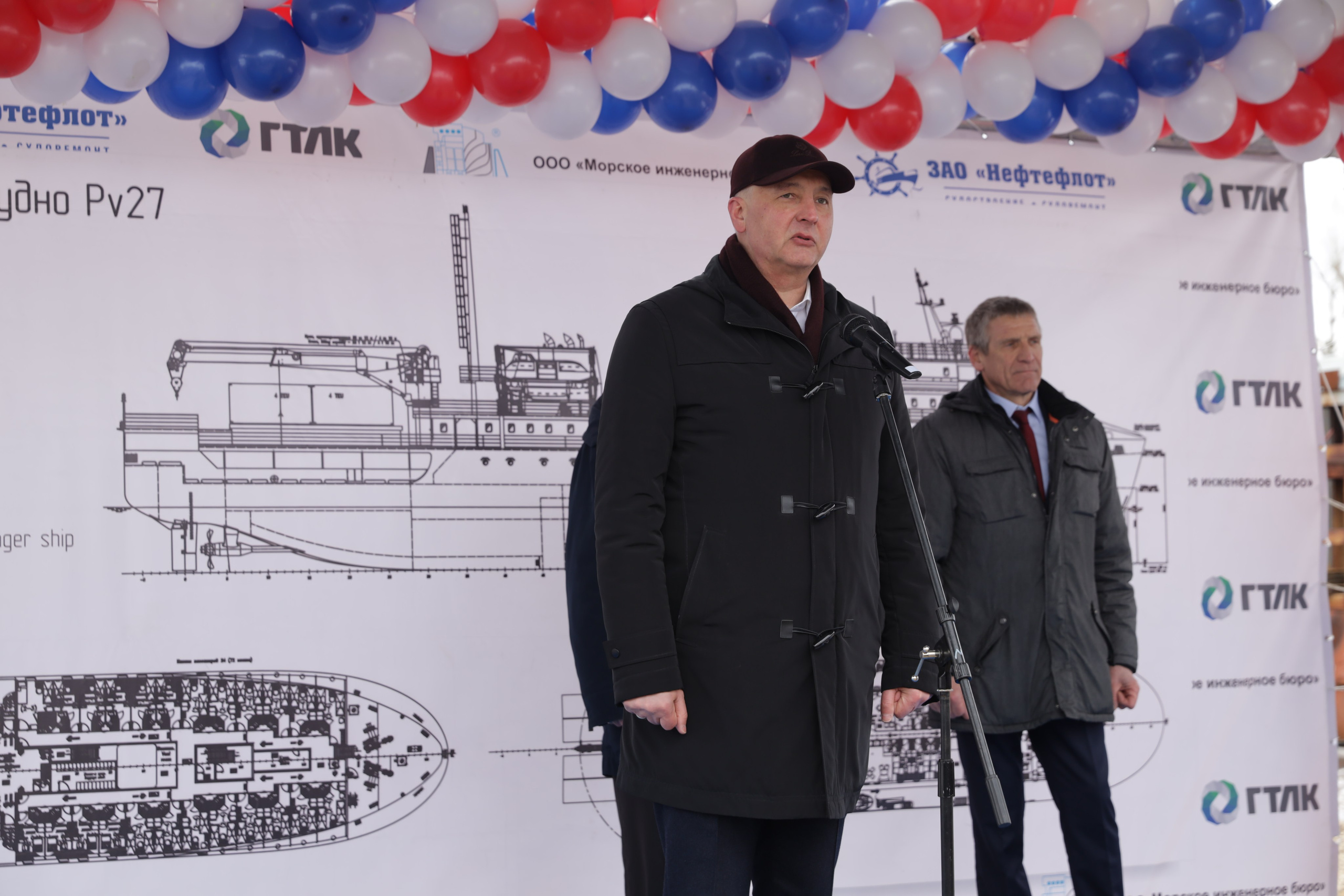 ЗАО нефтефлот Зимние фото + закаладка киля Судна. Фотограф в Самаре Максим Тырин