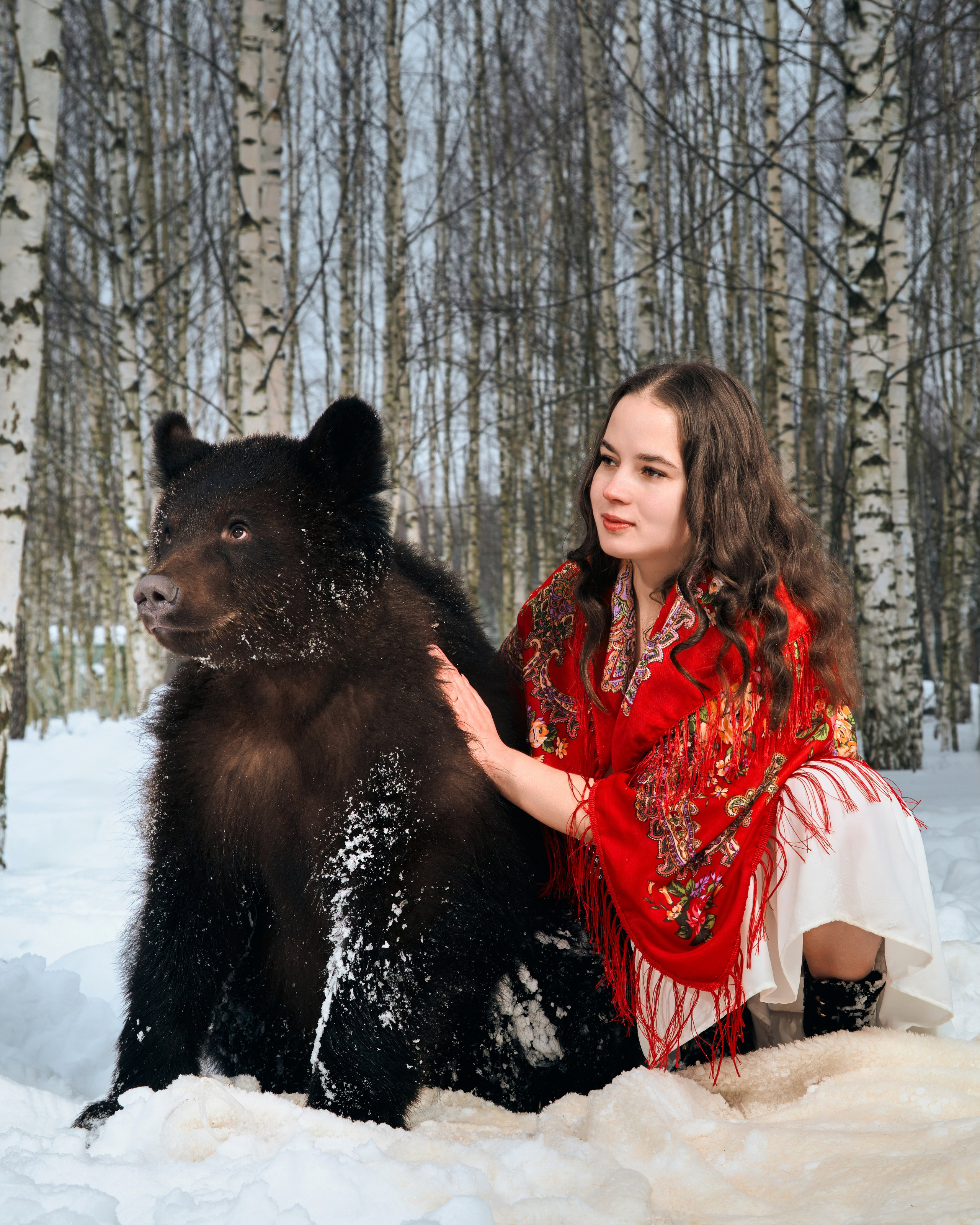 Фотосессия с медведем. Фотограф в Москве — Галунина Кристина