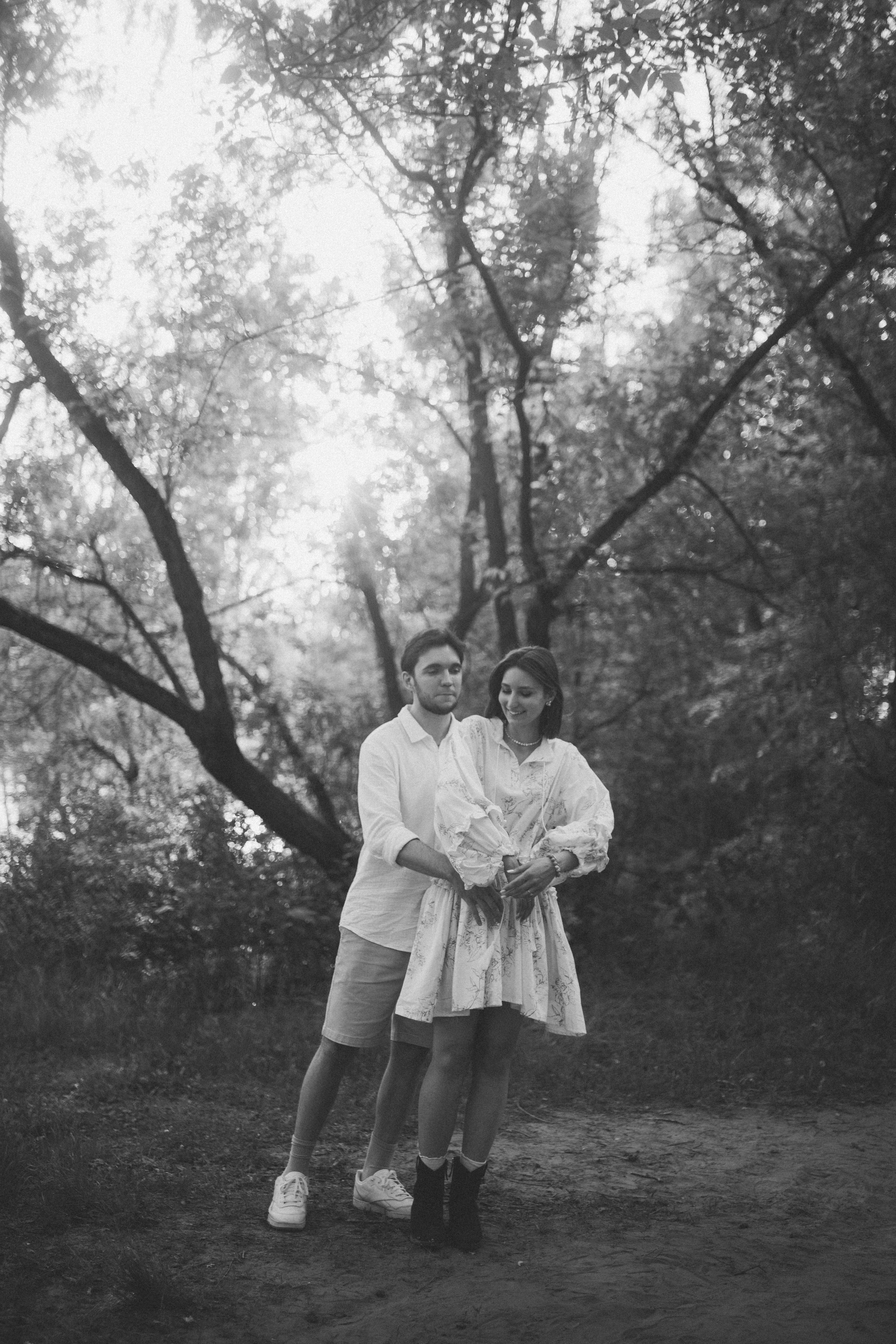 Фаниль и Вероника в лесу. Свадебный фотограф Казань