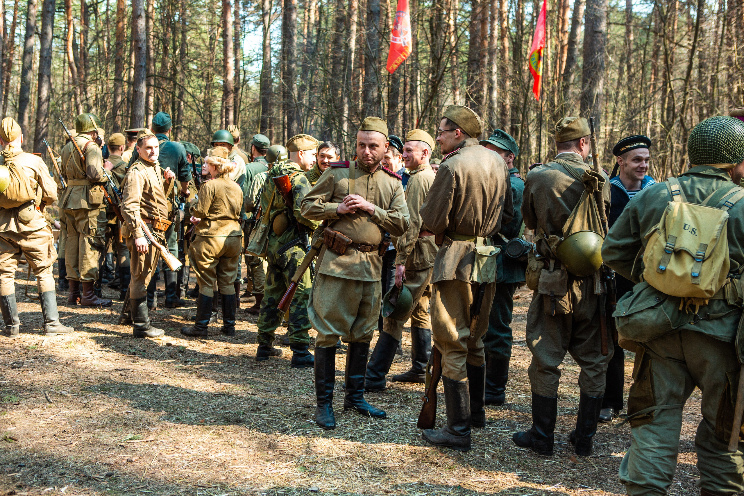 РЕКОНСТРУКЦИЯ БОЯ — ВОВ — БИТВА ЗА ГОРОД. Профессиональный фотограф в Мценске и Орловской области