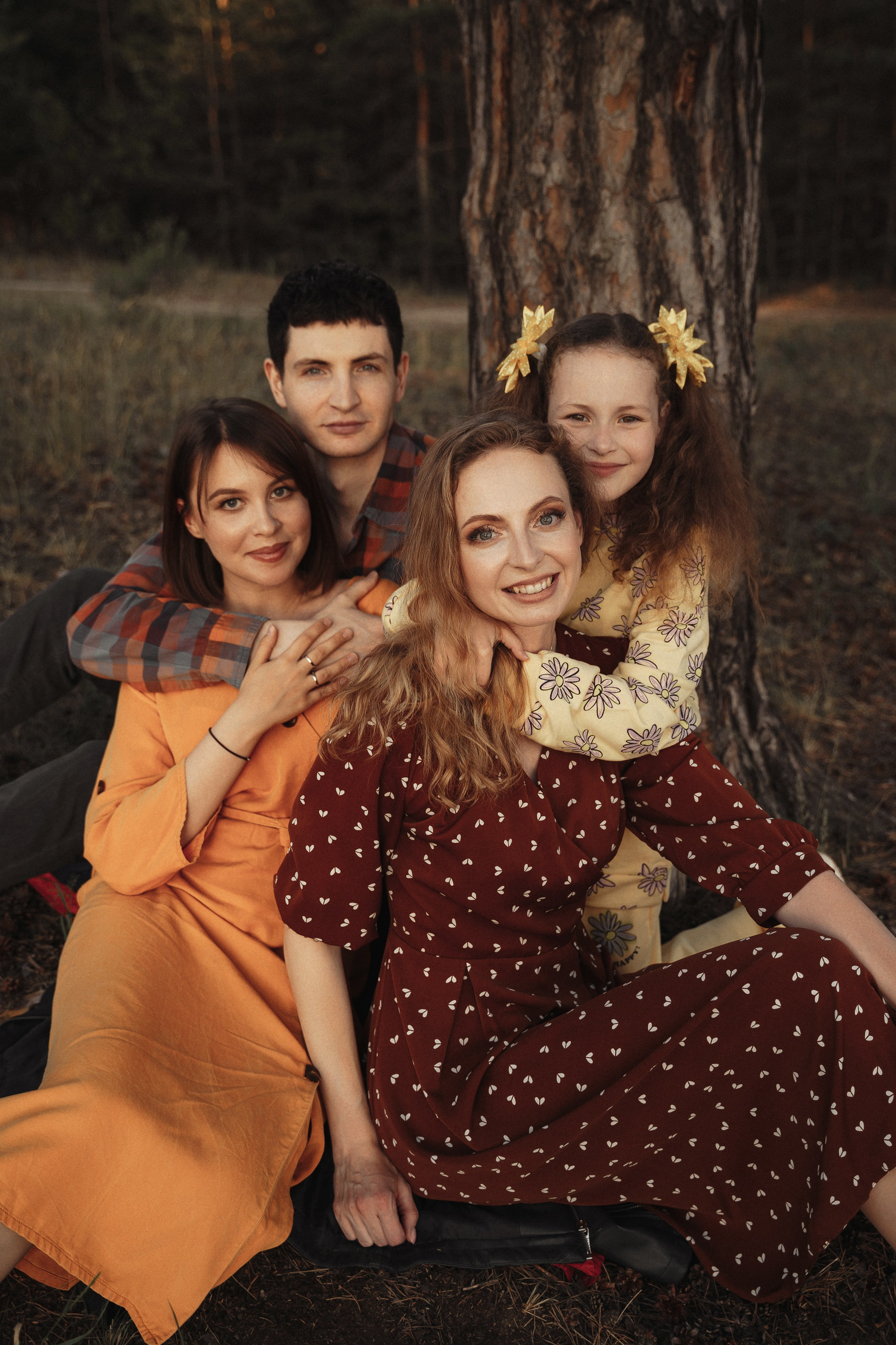 Татьяна и семья. Фотограф Алексей Кутырёв