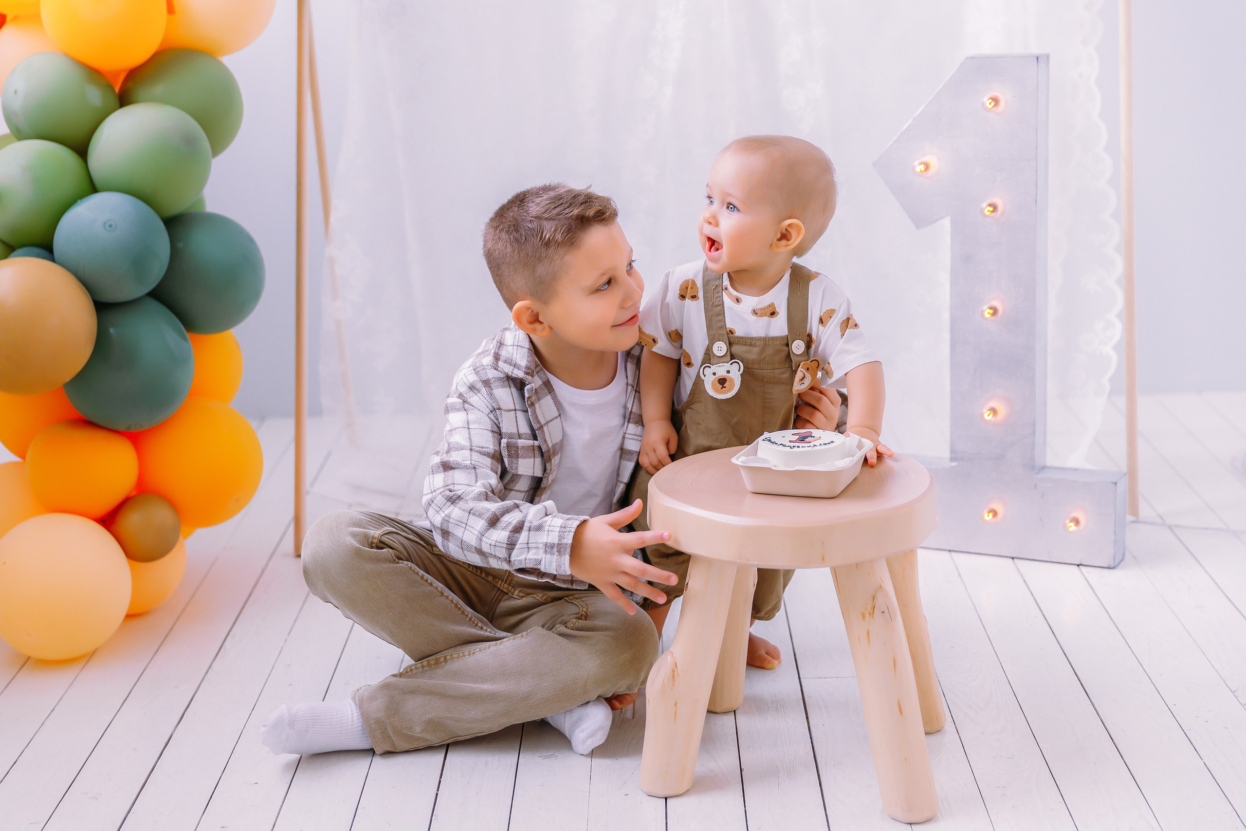 Фотосессия на первый годик. Семейный и детский фотограф в Мурманске Карина Березина