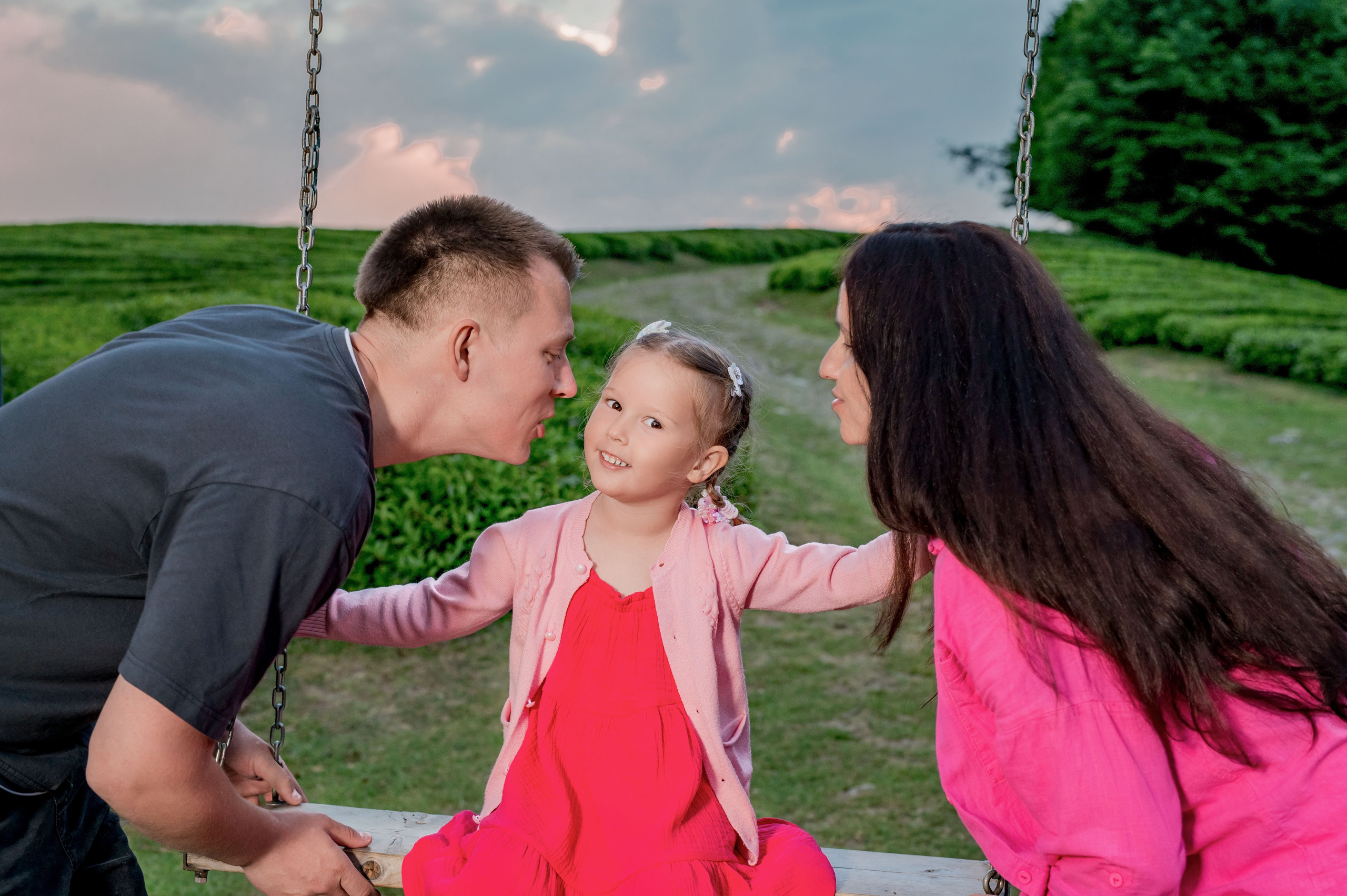 Семейная фотосессия в Чайных плантациях г. Сочи