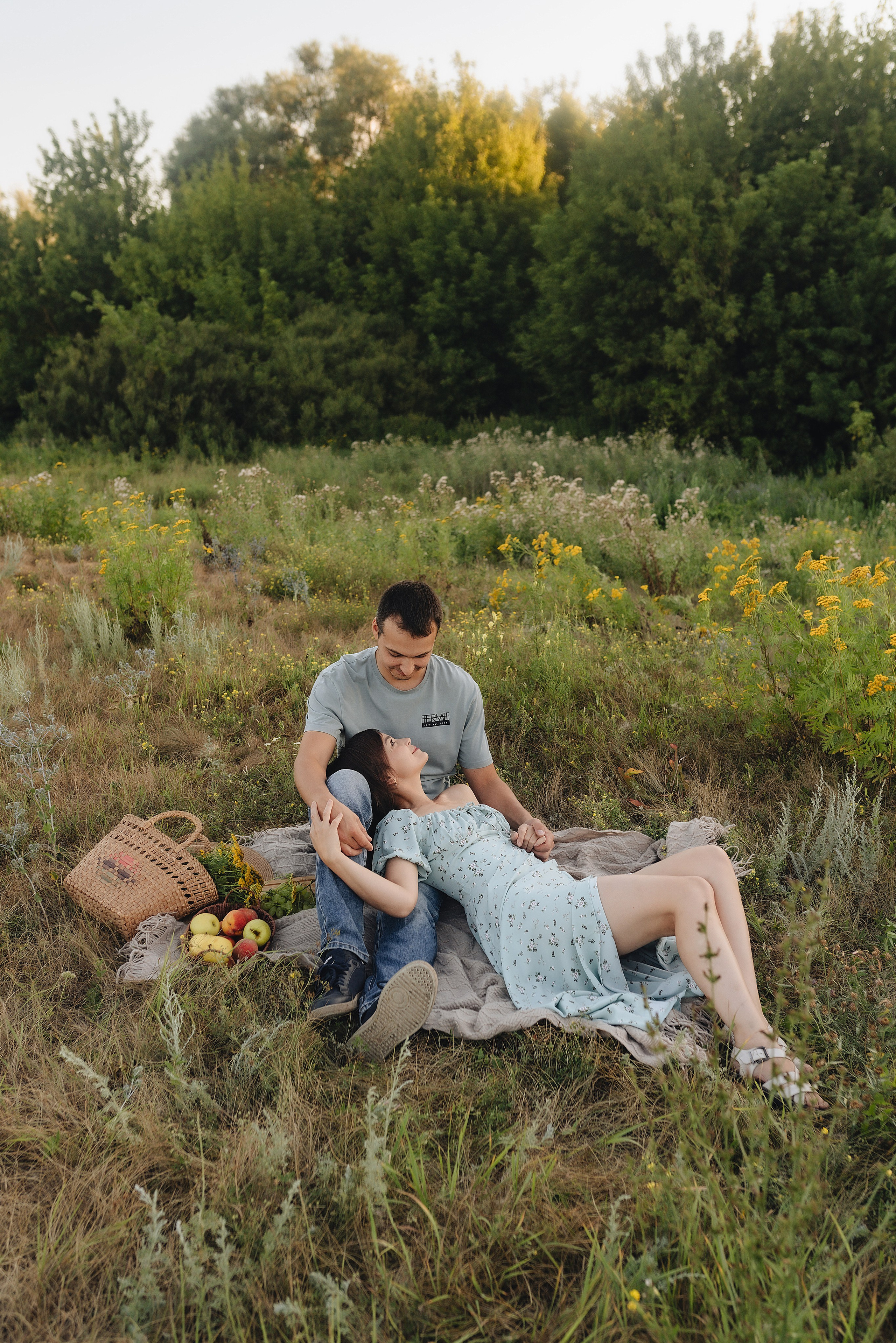 Семейная съемка на закате. Фотограф Карина Шмулёва. Воронеж и область
