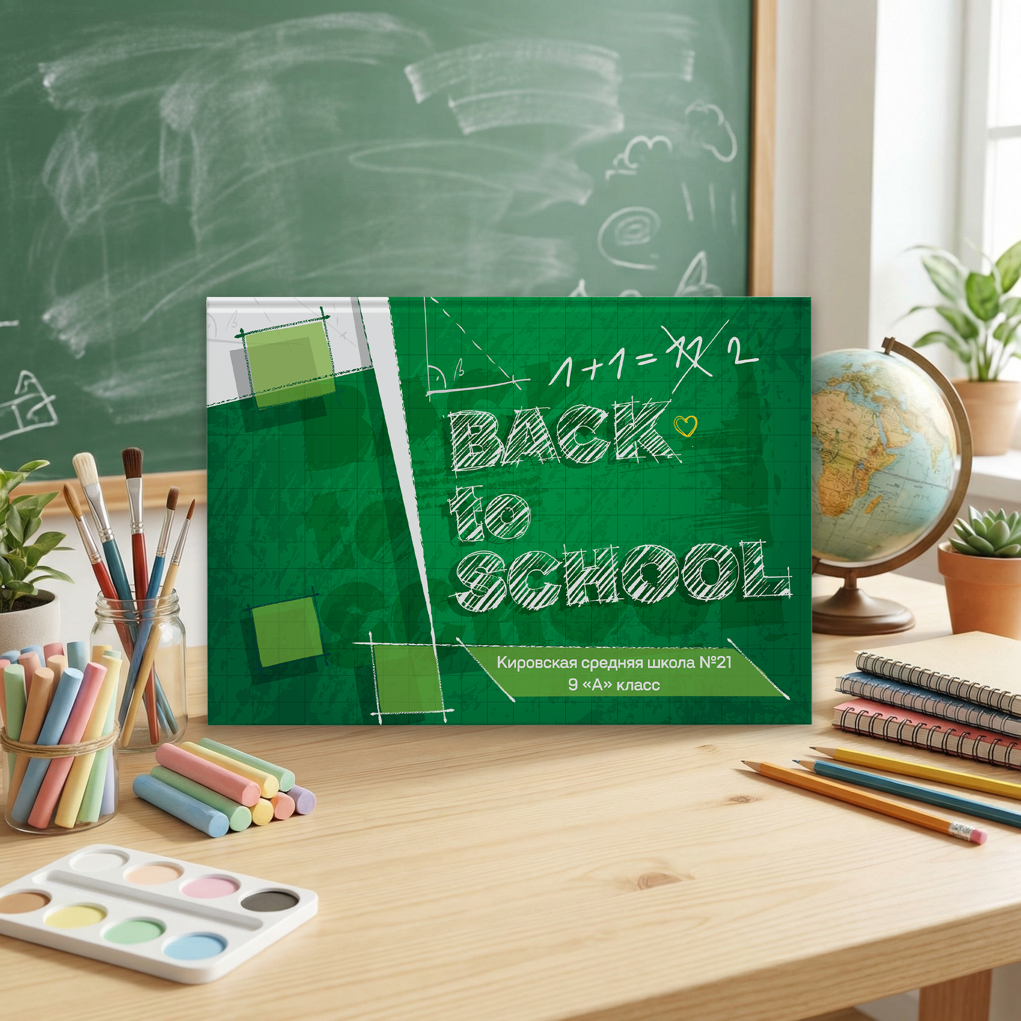 005 Back to School II. Дизайны, psd шаблоны школьных и выпускных альбомов и обложек