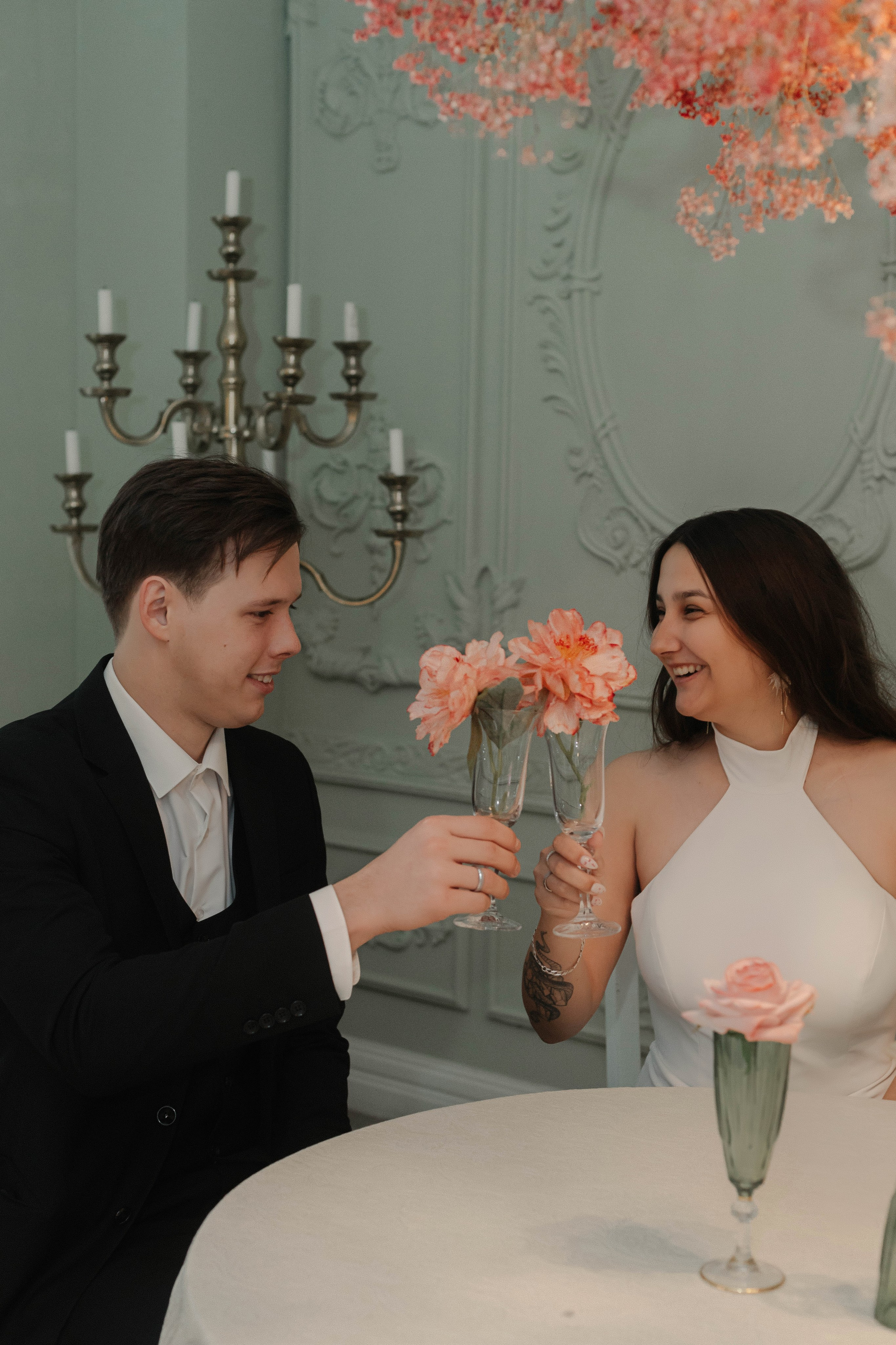 Камерный ужин. Свадебный фотограф видеограф Новосибирск Кемерово Калининград