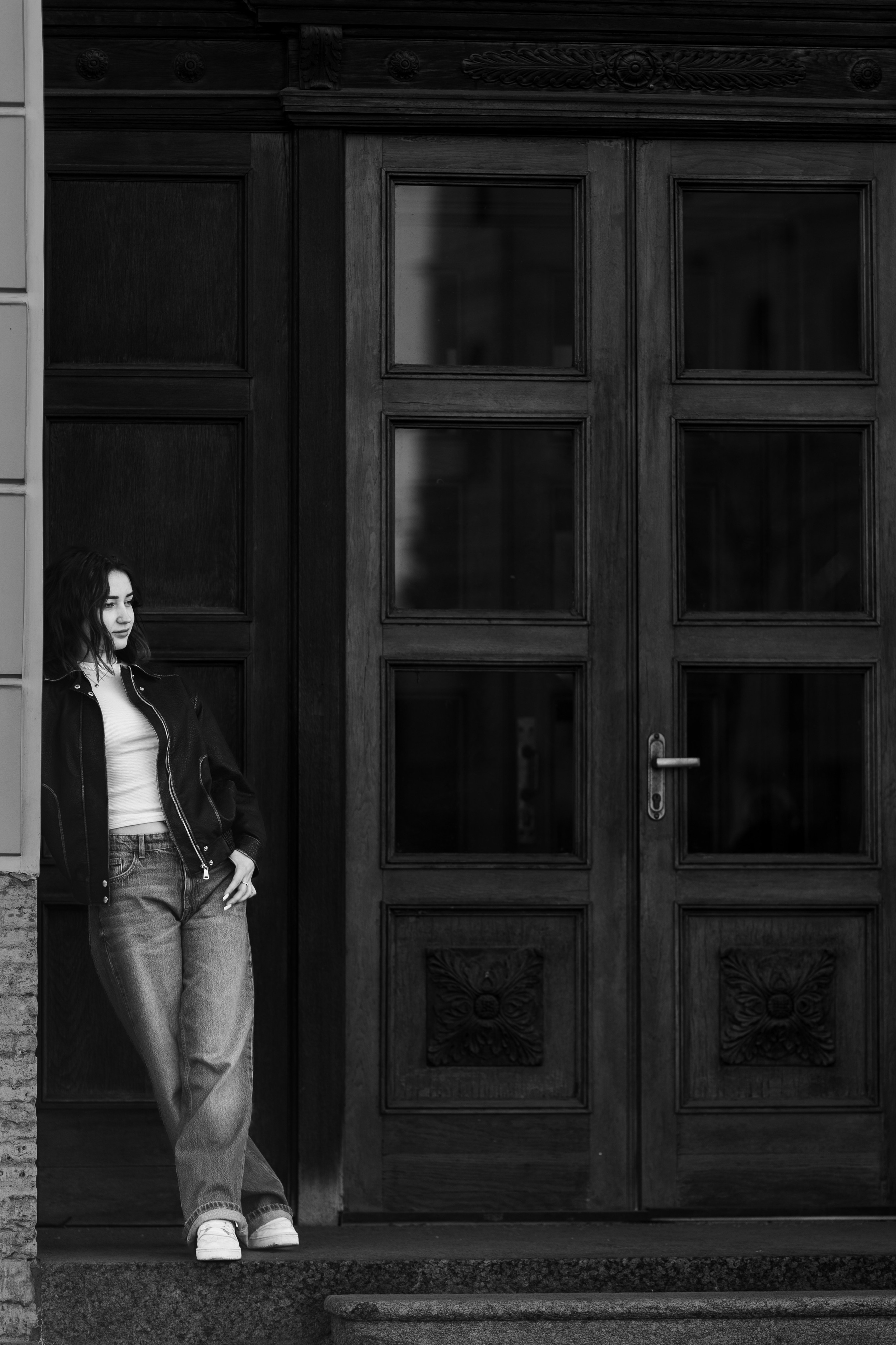 Анна и ветер. Фотограф Александр в Санкт-Петербурге