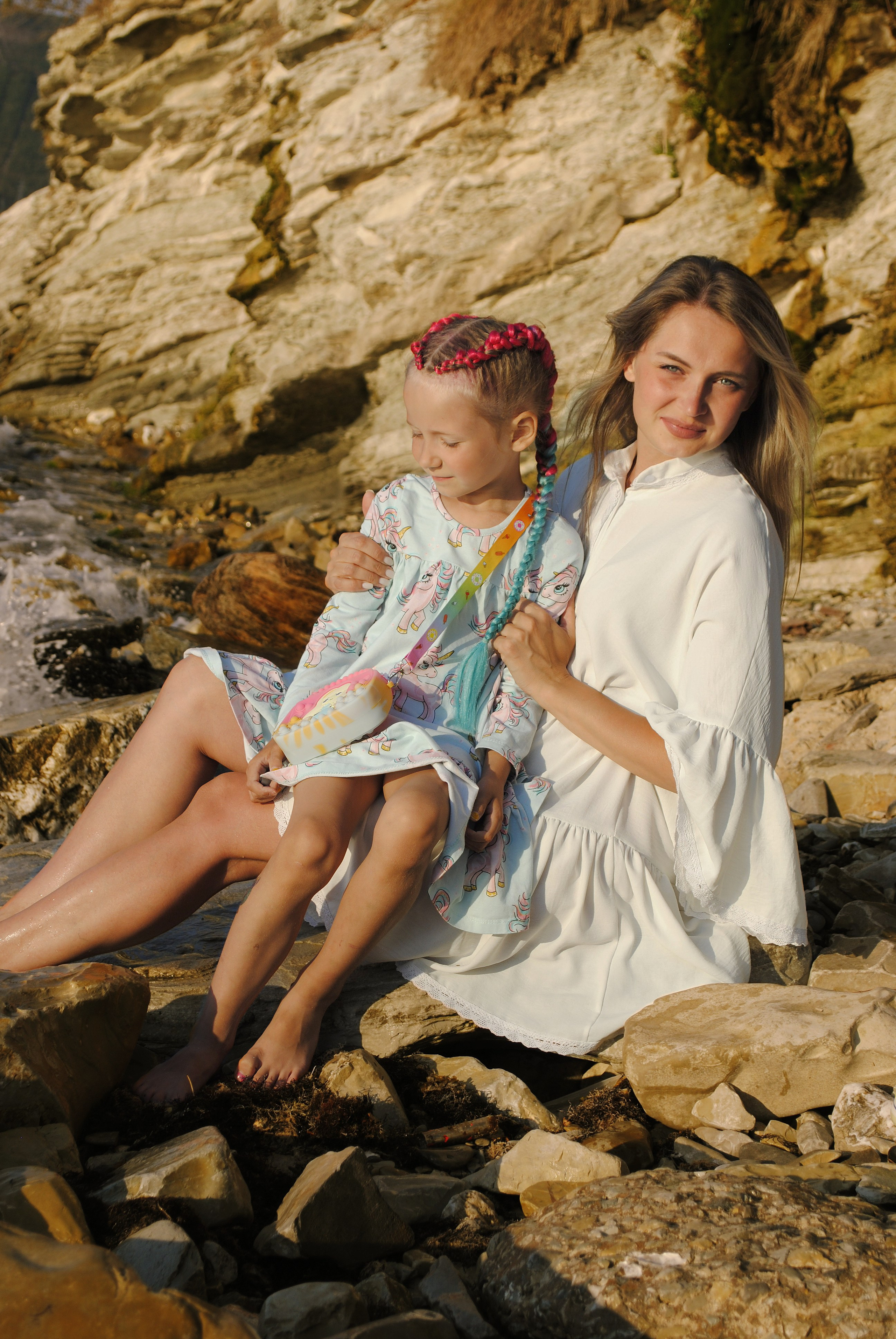 Ольга и семья. Фотограф Мария Мусаелян